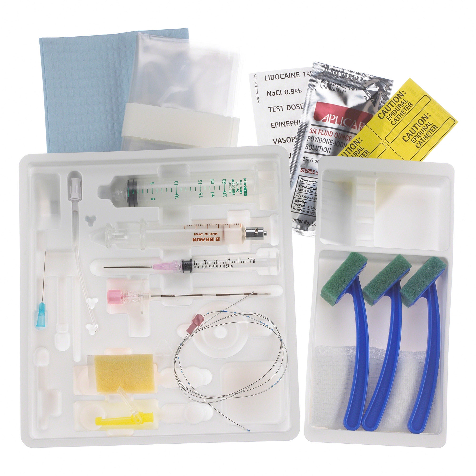 B. Braun - 332222 Epidural Tray Perifix® Continuous Tuohy Schliff / Winged 18 Gauge 3-1/2 Inch