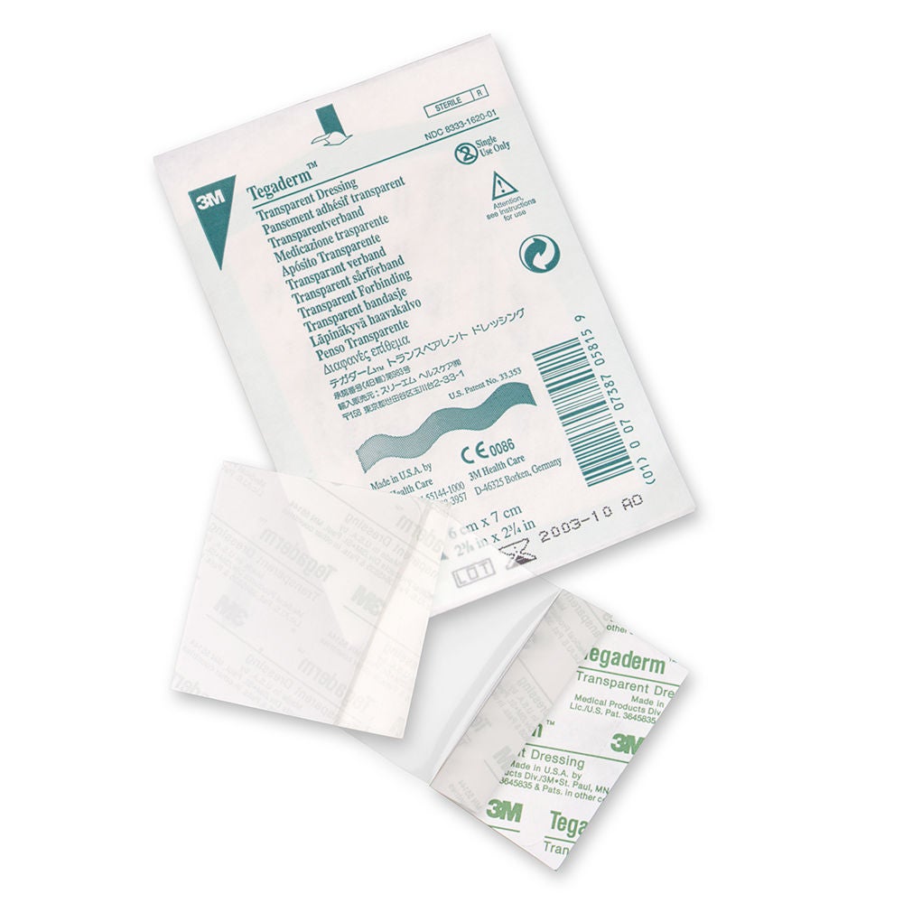 Solventum Corporation - 1620 Transparent Film Dressing 3M™ Tegaderm™ 2-3/8 X 2-3/4 Inch Frame Style Delivery Rectangle Sterile