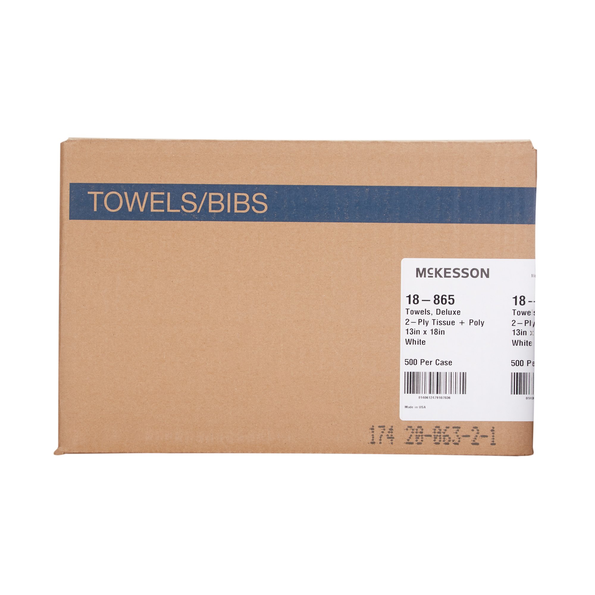 McKesson Brand - 18-865 McKesson Nonsterile White Procedure Towels