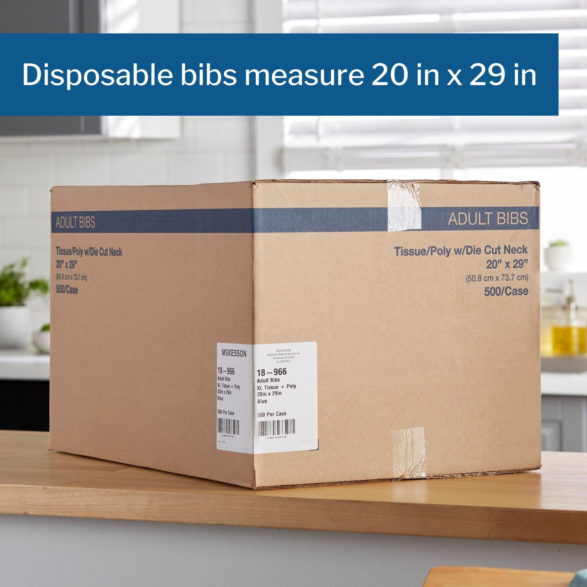 McKesson Brand - 18-966 McKesson Slipover Disposable Bib