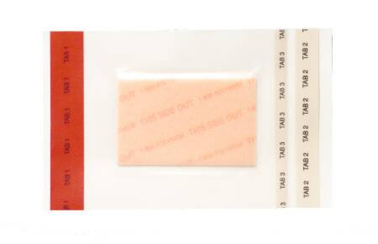 Ferris Manufacturing 405 - PolyMem® Adhesive Foam Dressing, 4 x 5 inch - 1/Each, 15/Box, 60/Case