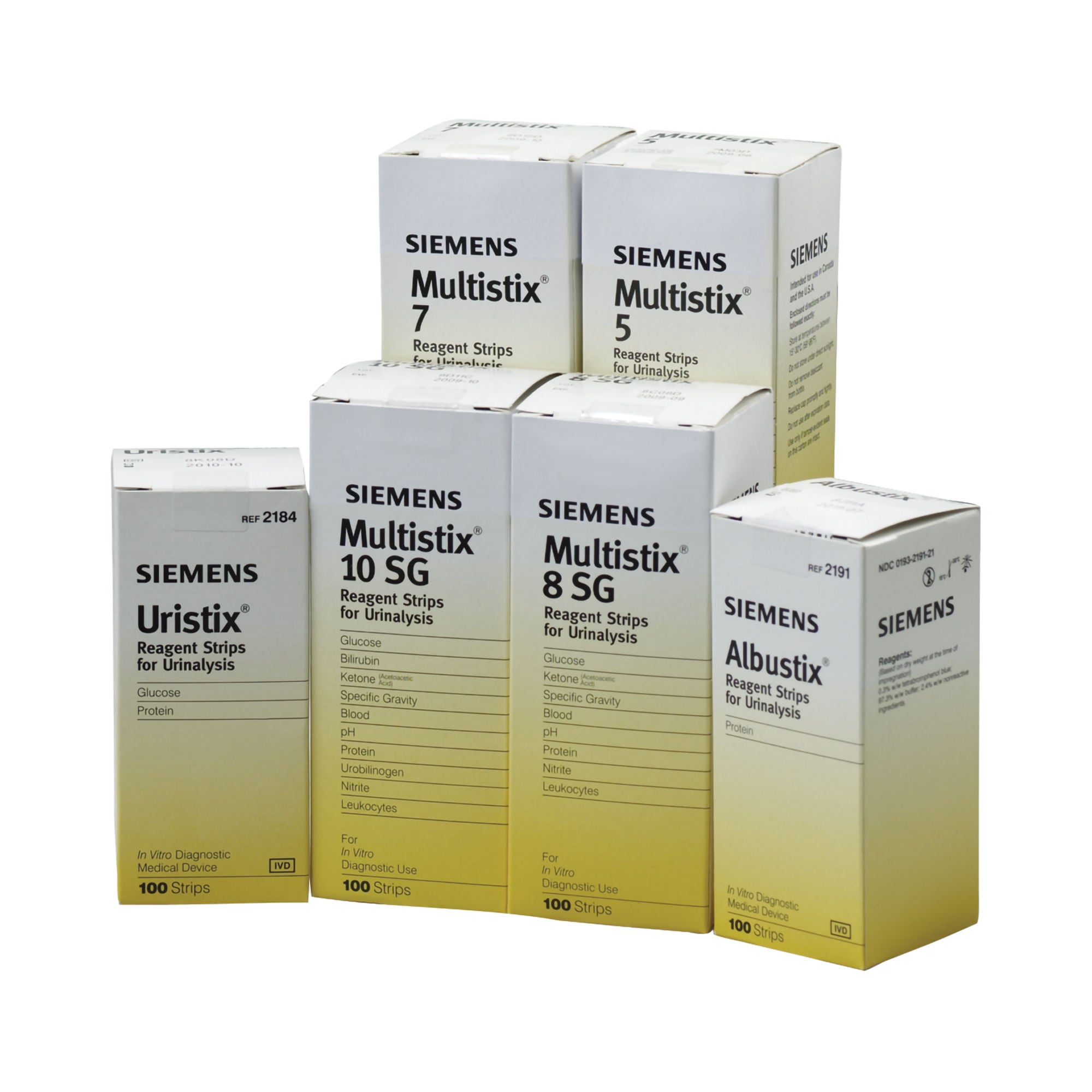 Siemens - 10337913 Multistix® Urinalysis Reagent Strips