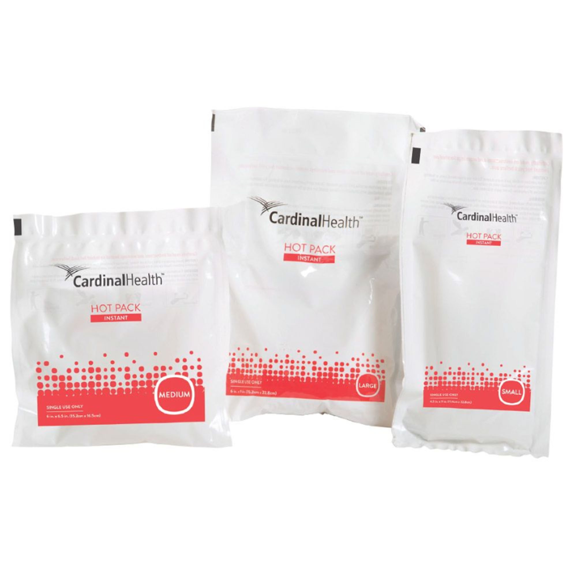 Cardinal 30104 - Cardinal Health™ Insulated Instant Hot Pack, 6 x 9 Inch - 1/Each, 24/Case