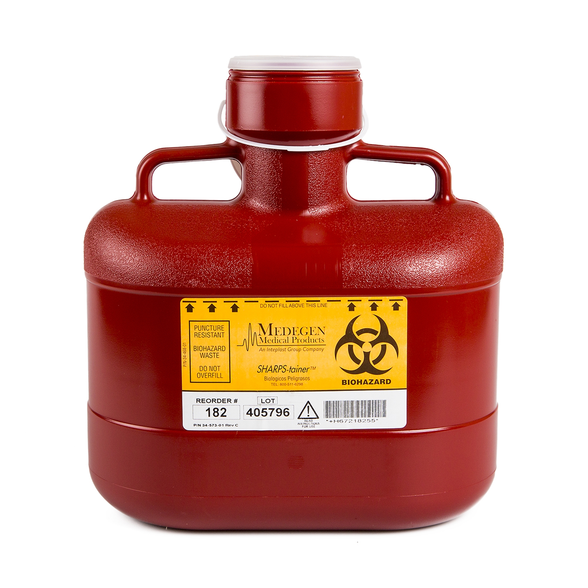 Medegen Medical Products LLC - 182 SharpStainer® Multi-purpose Sharps Container