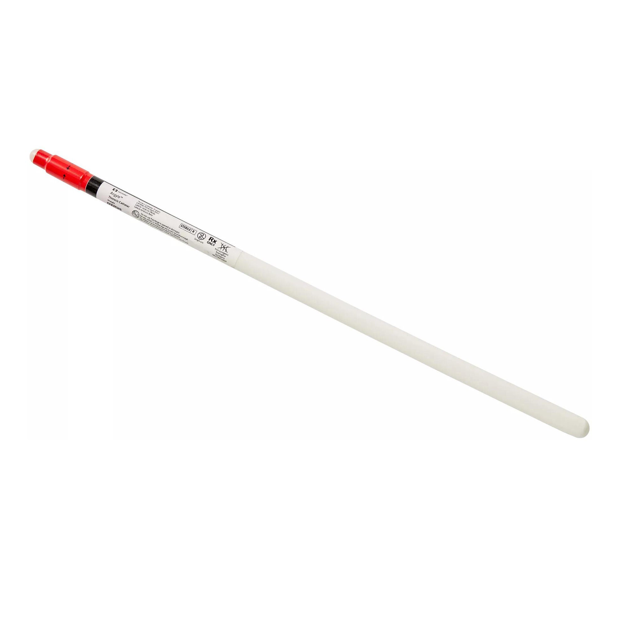 Cardinal - 888570507K Thoracic Catheter Argyle™ 12 Fr. Straight Style 20 Inch Length