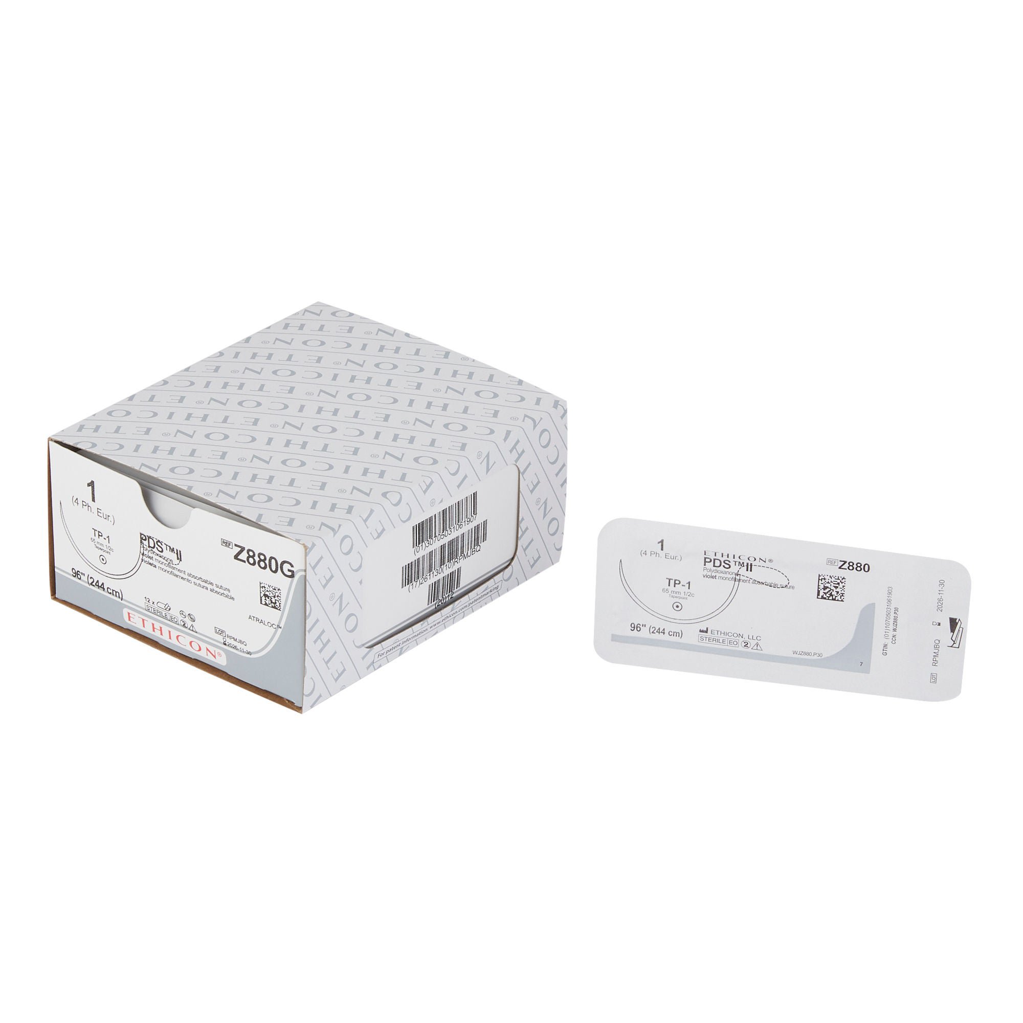 J & J Healthcare Systems - Z880G PDS™ II Suture with Needle