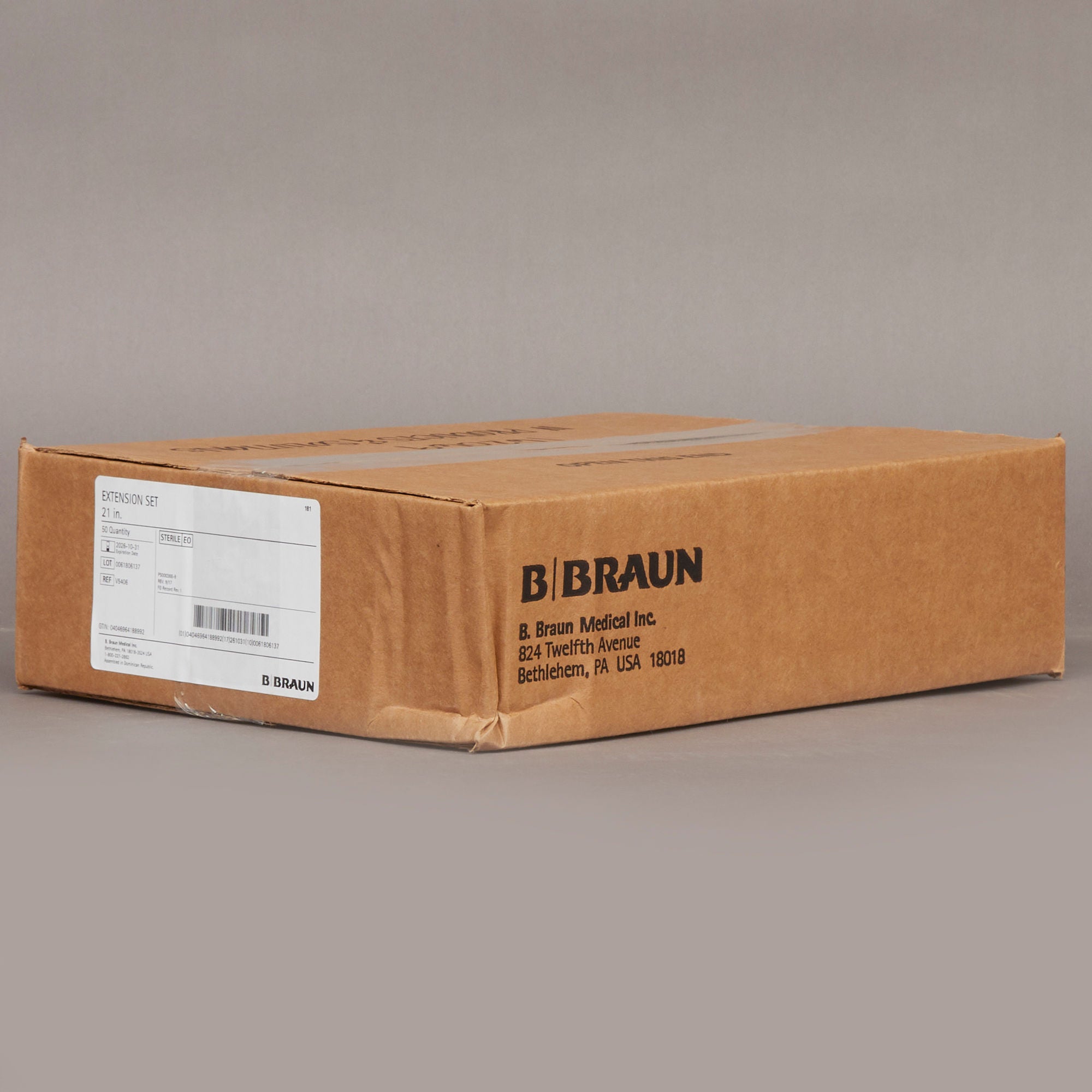 B. Braun - V5406 B. Braun Standard Bore Extension Set 3mL 21in V5406