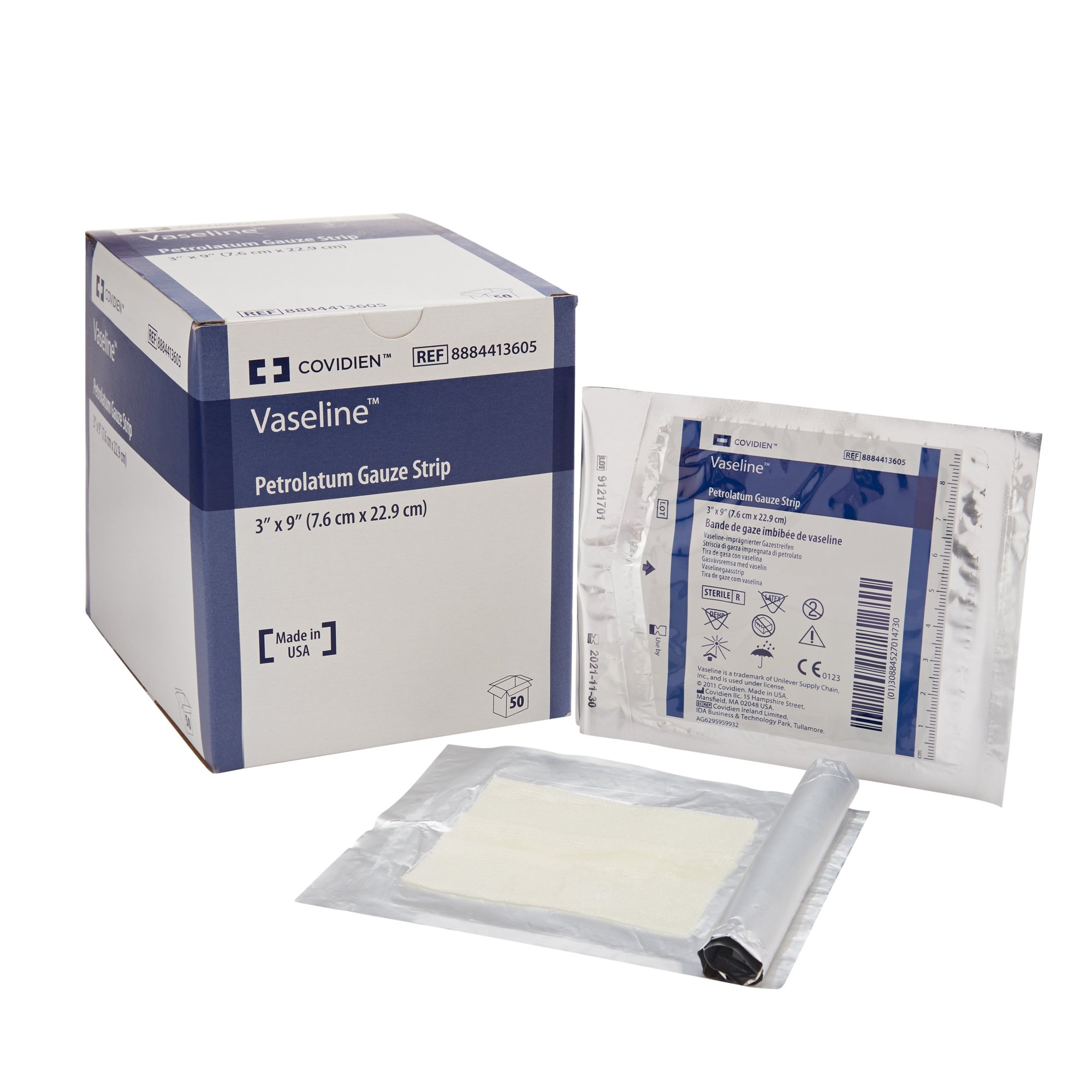Cardinal - 8884413605 Vaseline™ Petrolatum Impregnated Dressing