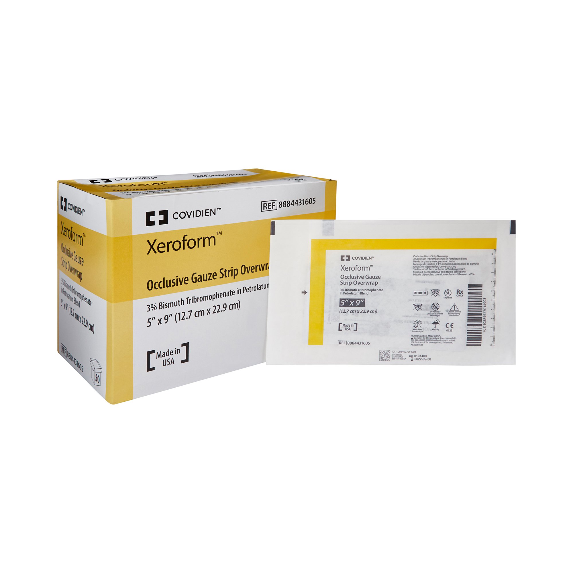 Cardinal - 8884431605 Xeroform™ Occlusive Petrolatum Impregnated Dressing
