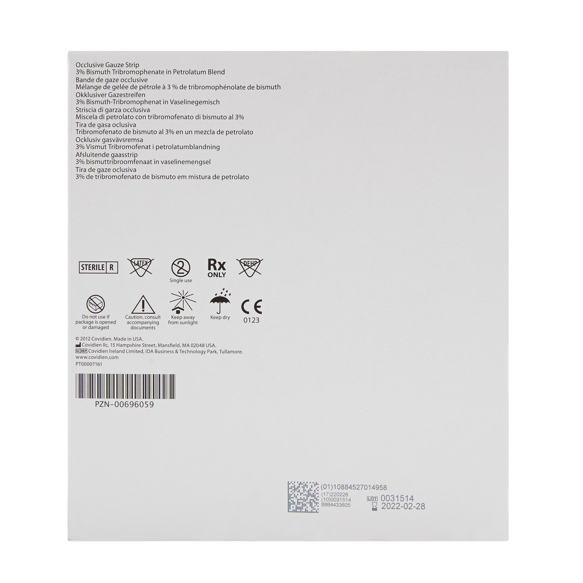 Xeroform Occlusive Xeroform Petrolatum Impregnated Dressing 8884433605 by Cardinal