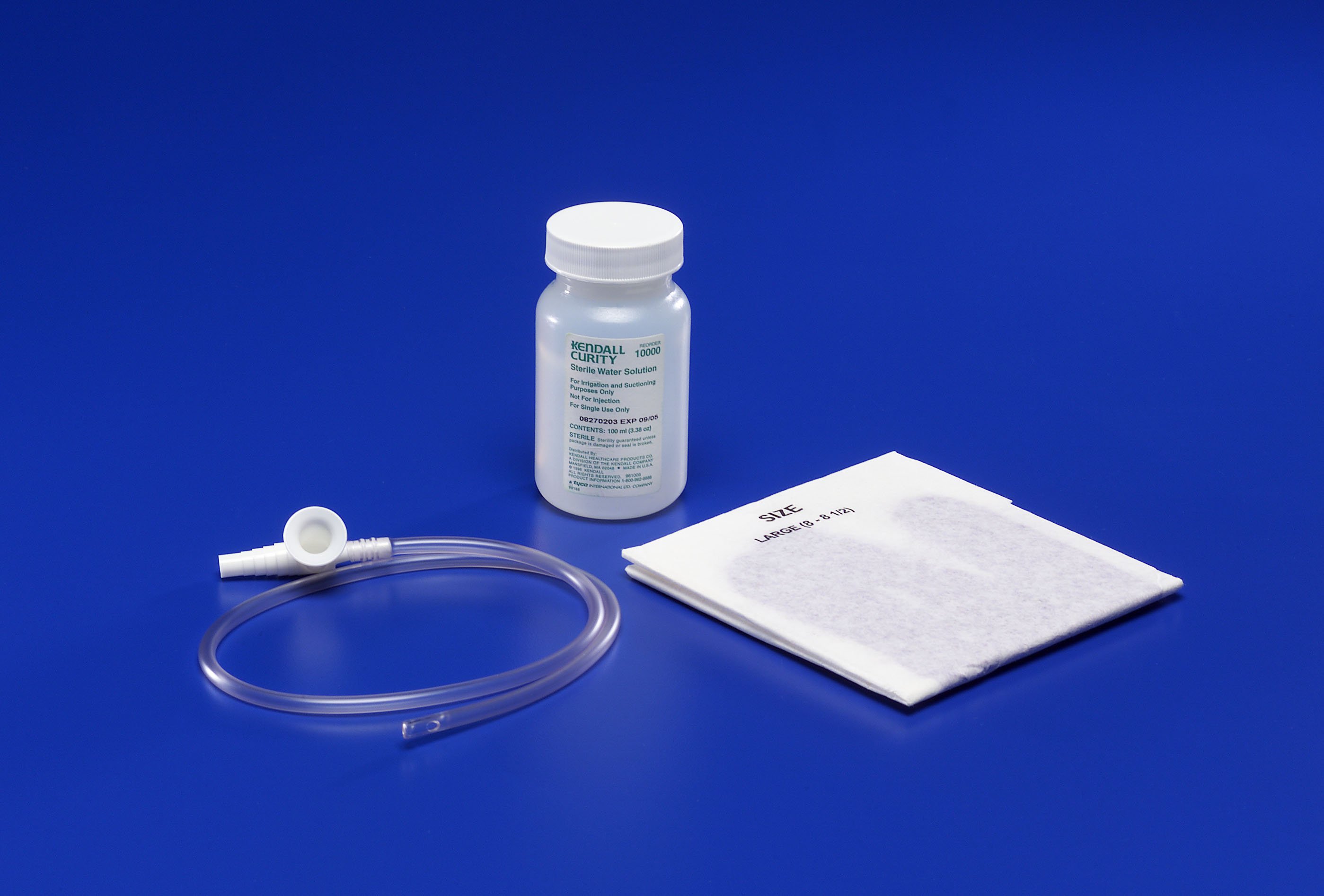 Cardinal 10102 - Argyle™ Graduated Suction Catheter Tray with Chimney Valve, 100 mL, 10 Fr. - 1/Each, 24/Case