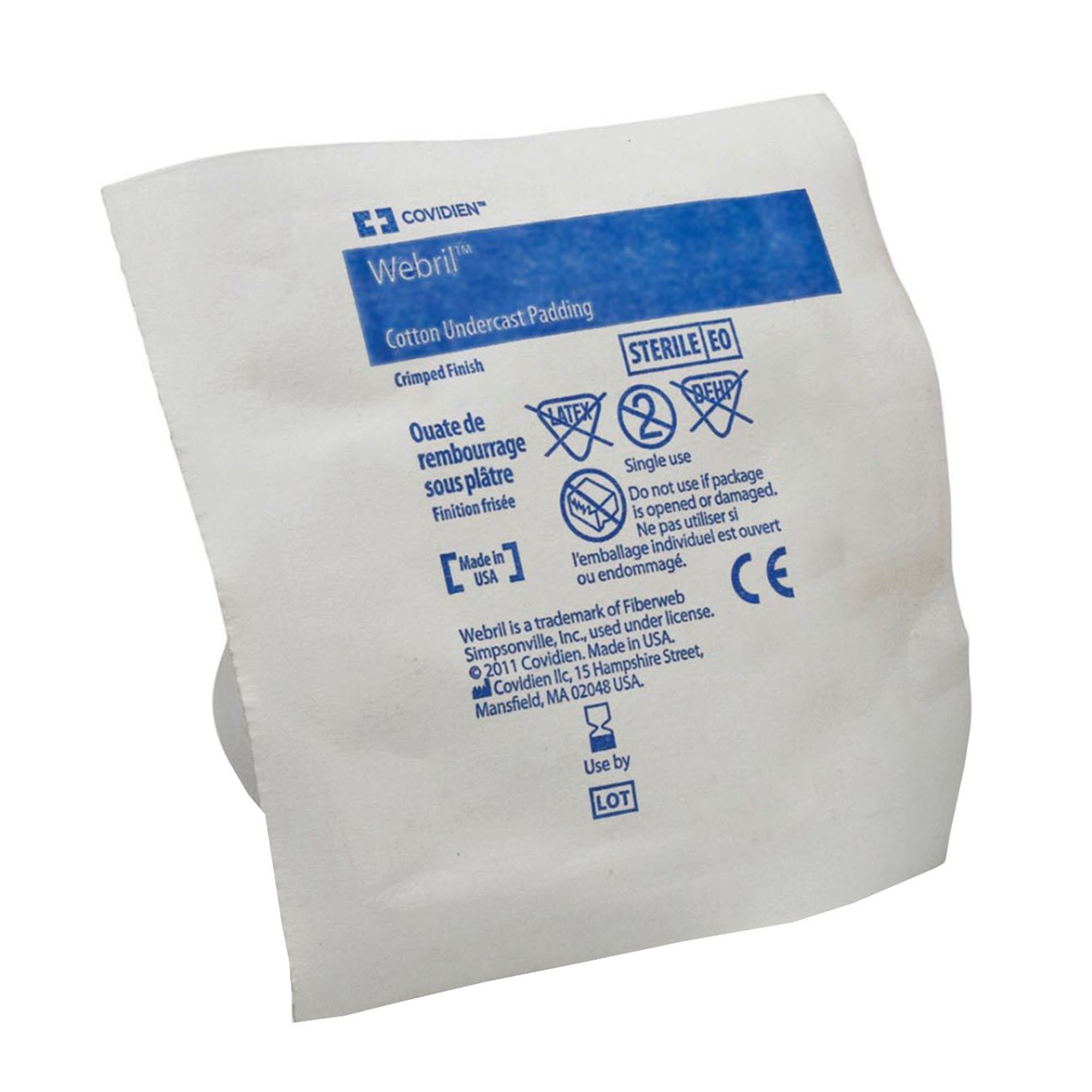 Cardinal 2283- - Webril™ Cast Padding, 2 Inch x 4 Yard - 1/Each, 50/Case