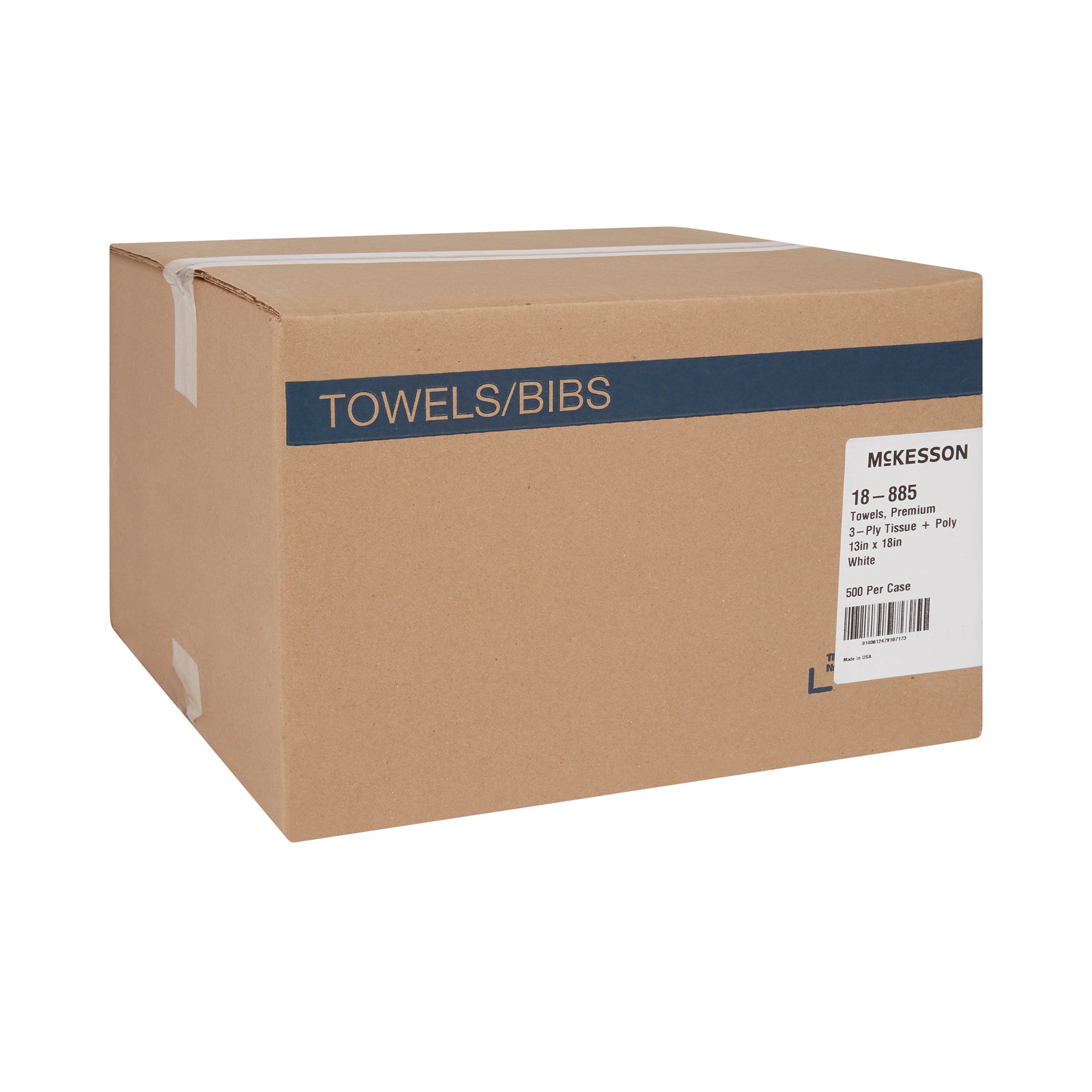 McKesson Brand - 18-885 McKesson Nonsterile White Procedure Towel