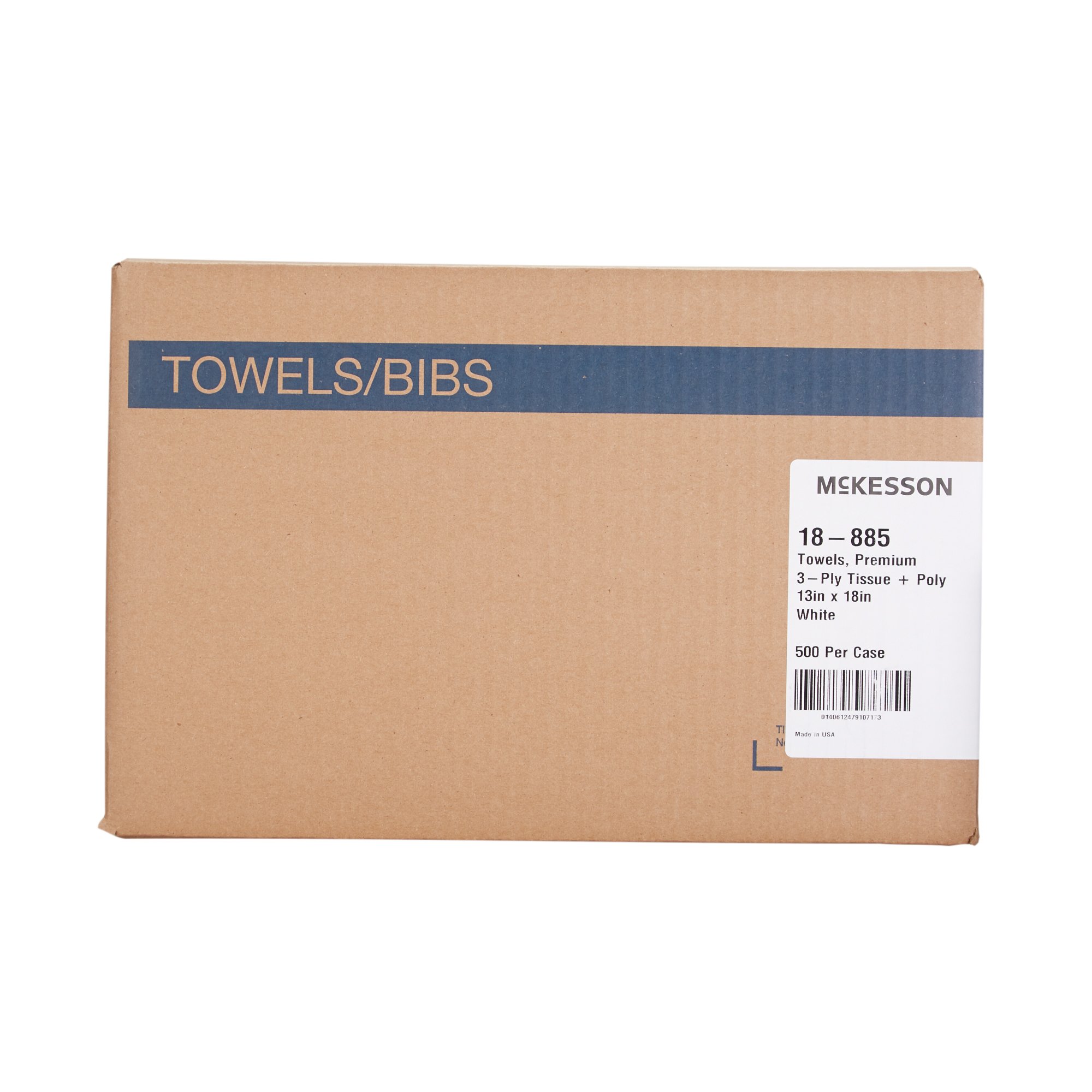 McKesson Brand - 18-885 McKesson Nonsterile White Procedure Towel