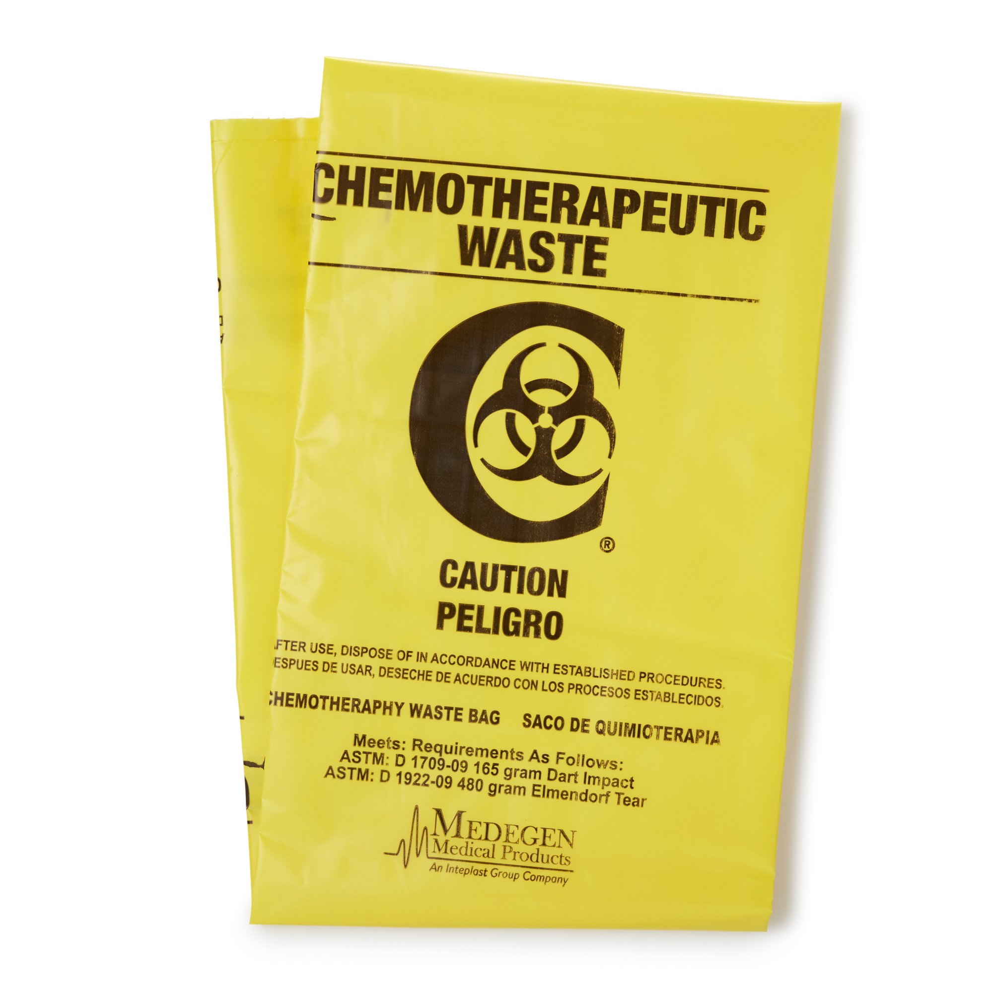 McKesson Brand 03-47CBL4 - McKesson Chemotherapy Waste Bag, 30 – 33 Gallon Capacity, 31 x 41 Inch - 100/Case