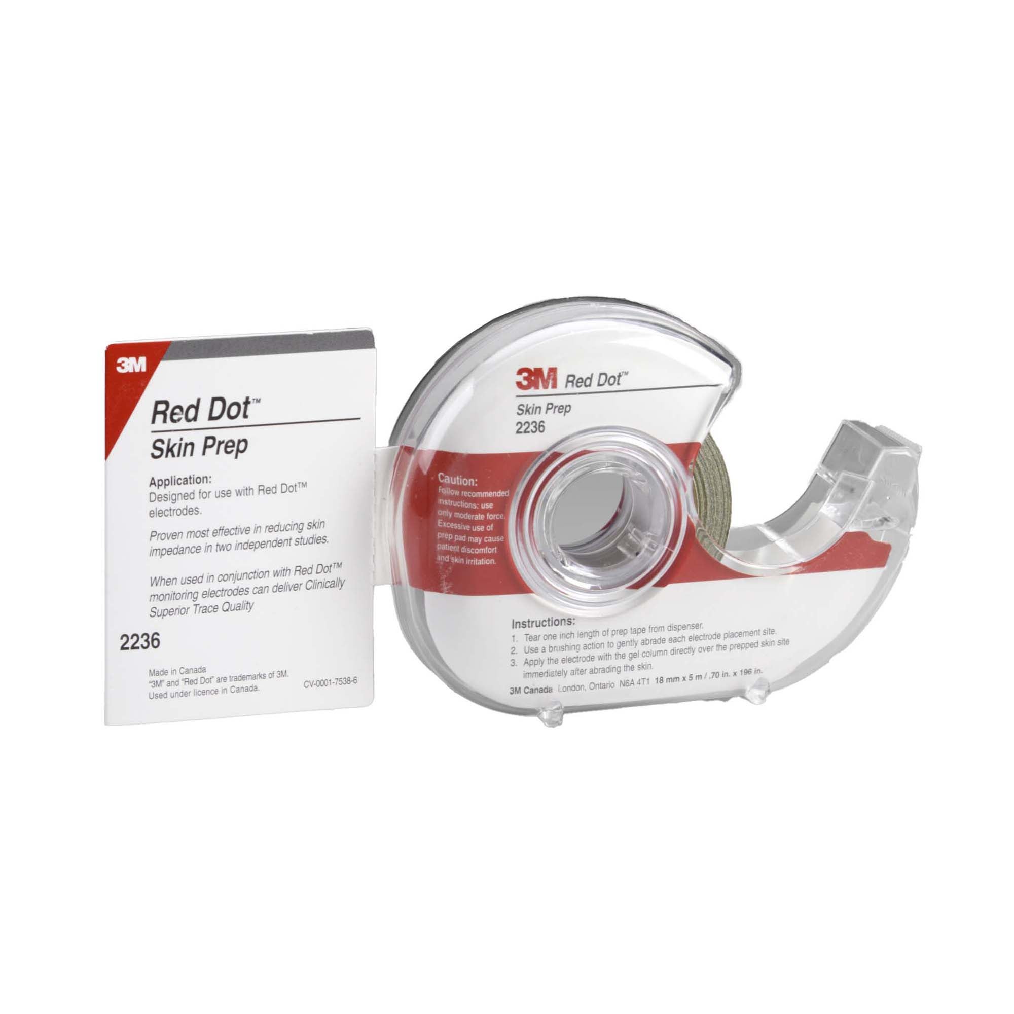 Solventum Corporation - 2236 Red Dot™ Trace Prep Abrader Tape