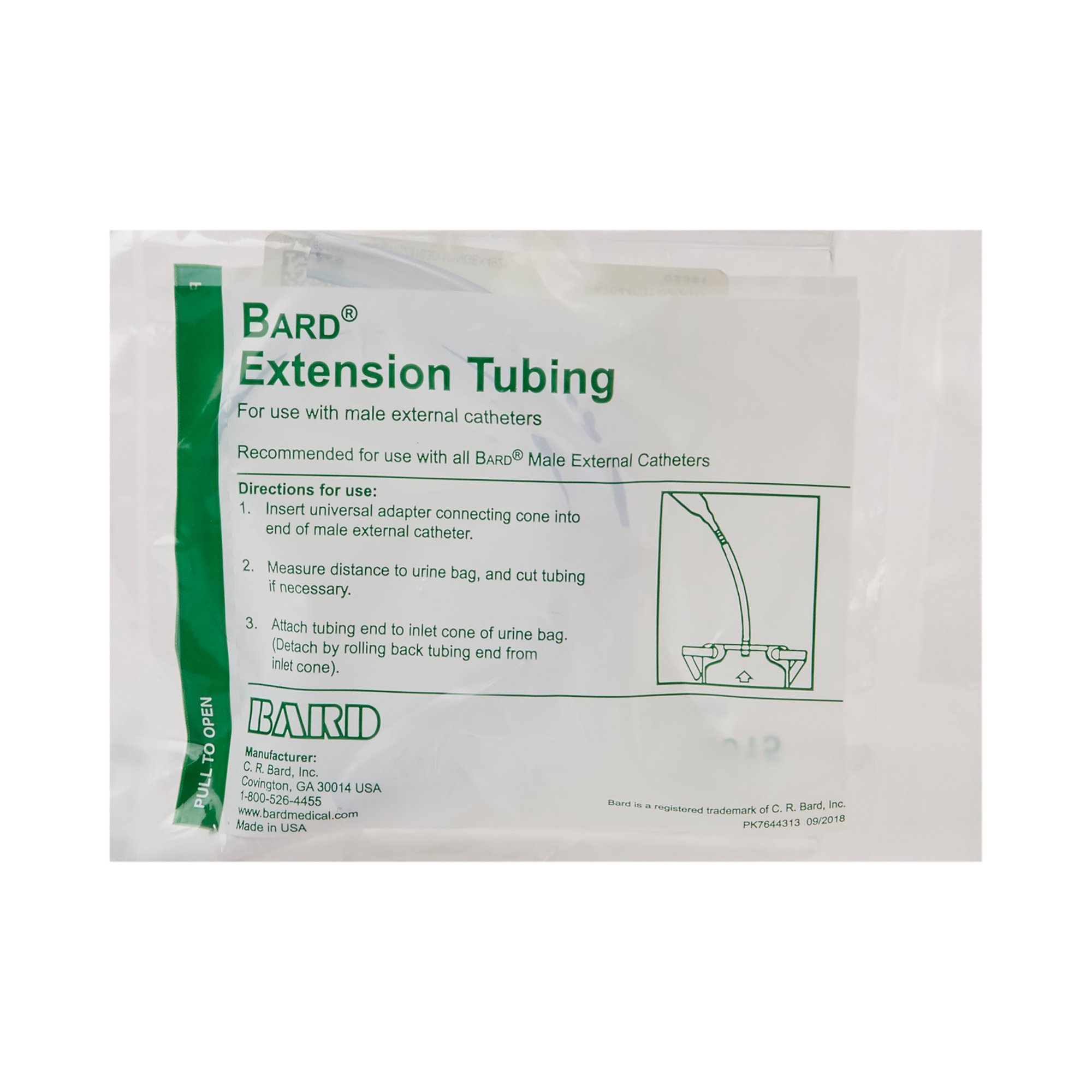 Bard 150615 - Bard® Tube, Leg Bag Extension, Nonsterile - 1/Each, 24/Case