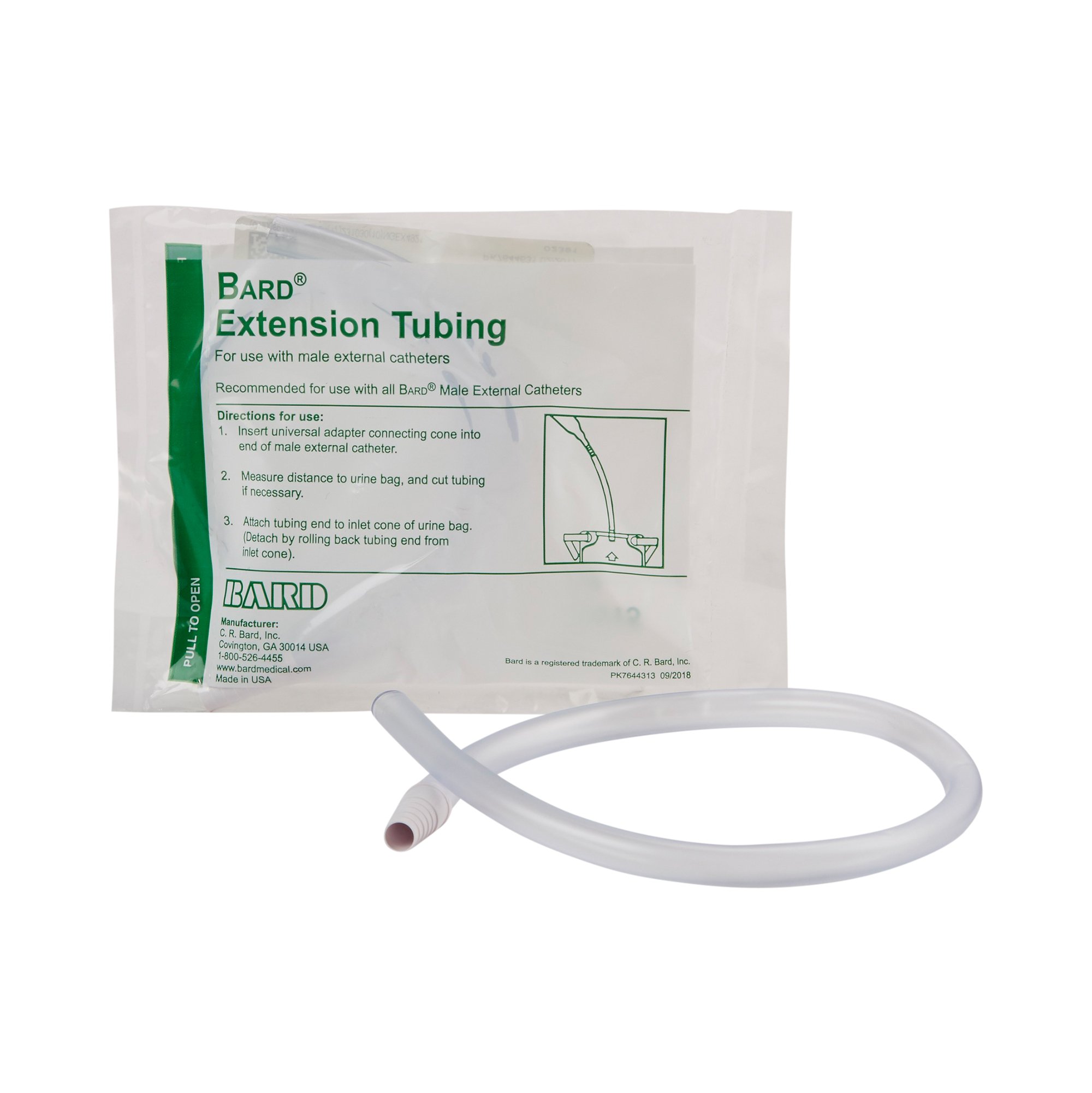 Bard 150615 - Bard® Tube, Leg Bag Extension, Nonsterile - 1/Each, 24/Case