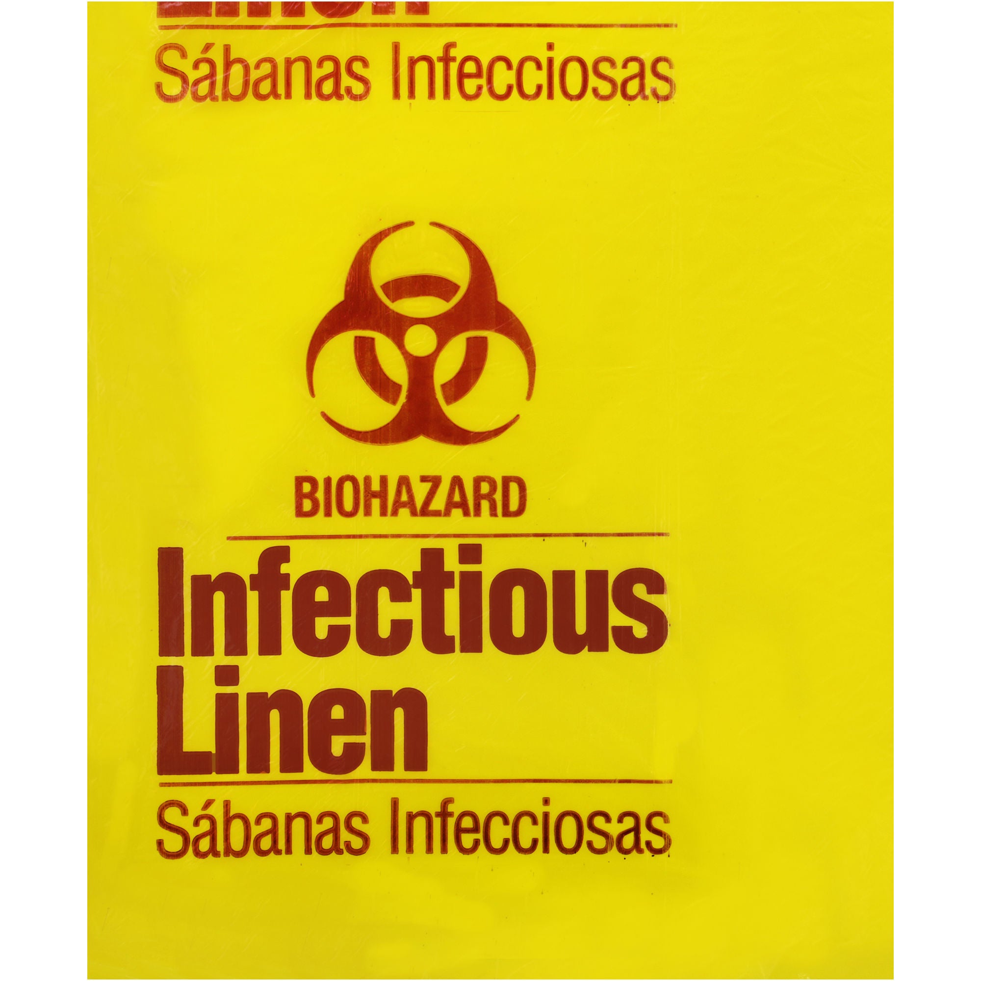 Medegen Medical Products LLC - 208M Infectious Linen Bag Infectious Linen 12 to 16 gal. Yellow 25 X 34 Inch