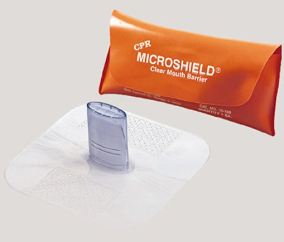 Microtek Medical - 70-150 CPR Mouth Barrier Microshield® One Way Valve 3/4 X 2-1/2 X 5-1/2 Icnh Single Use