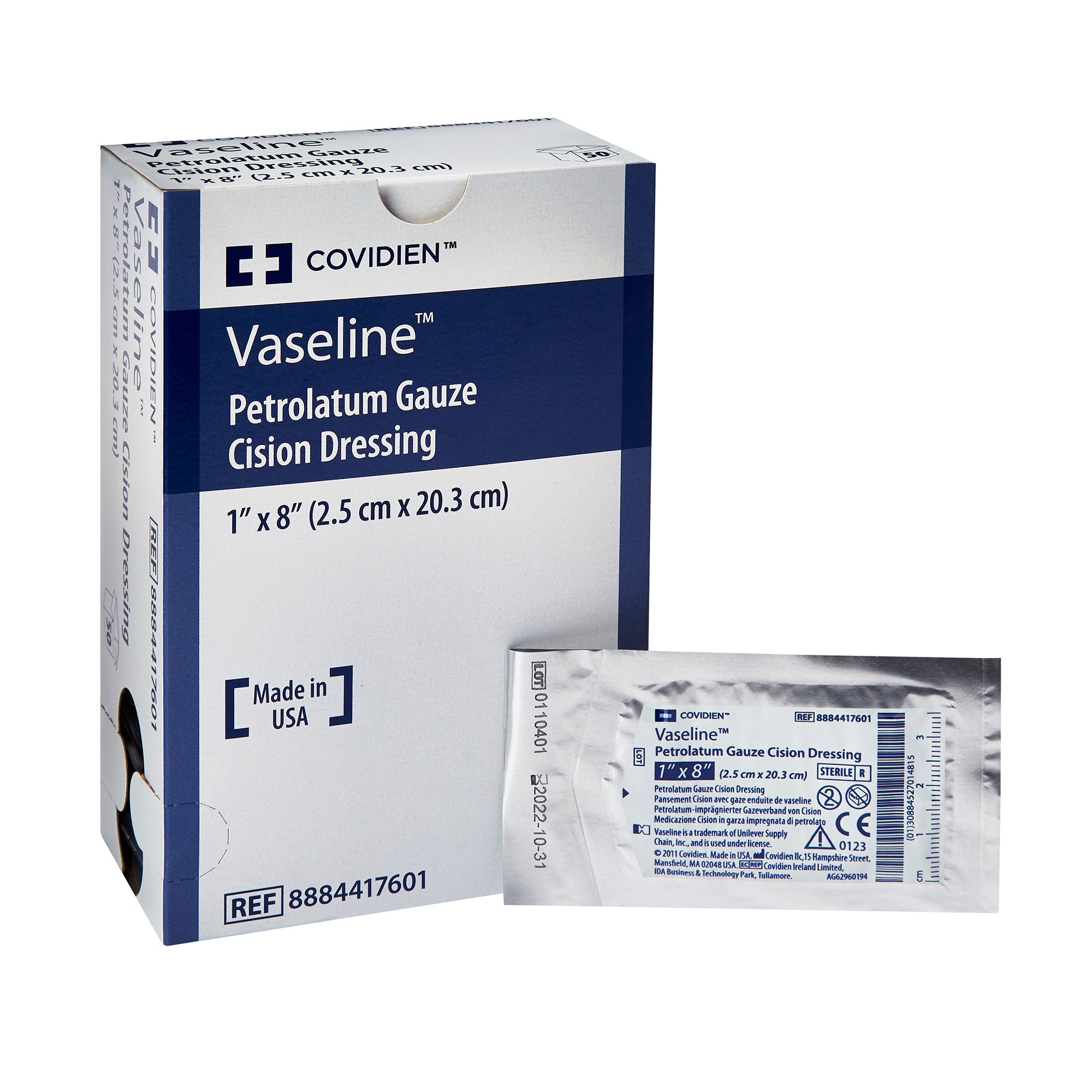Cardinal - 8884417601 Vaseline® Petrolatum Impregnated Dressing