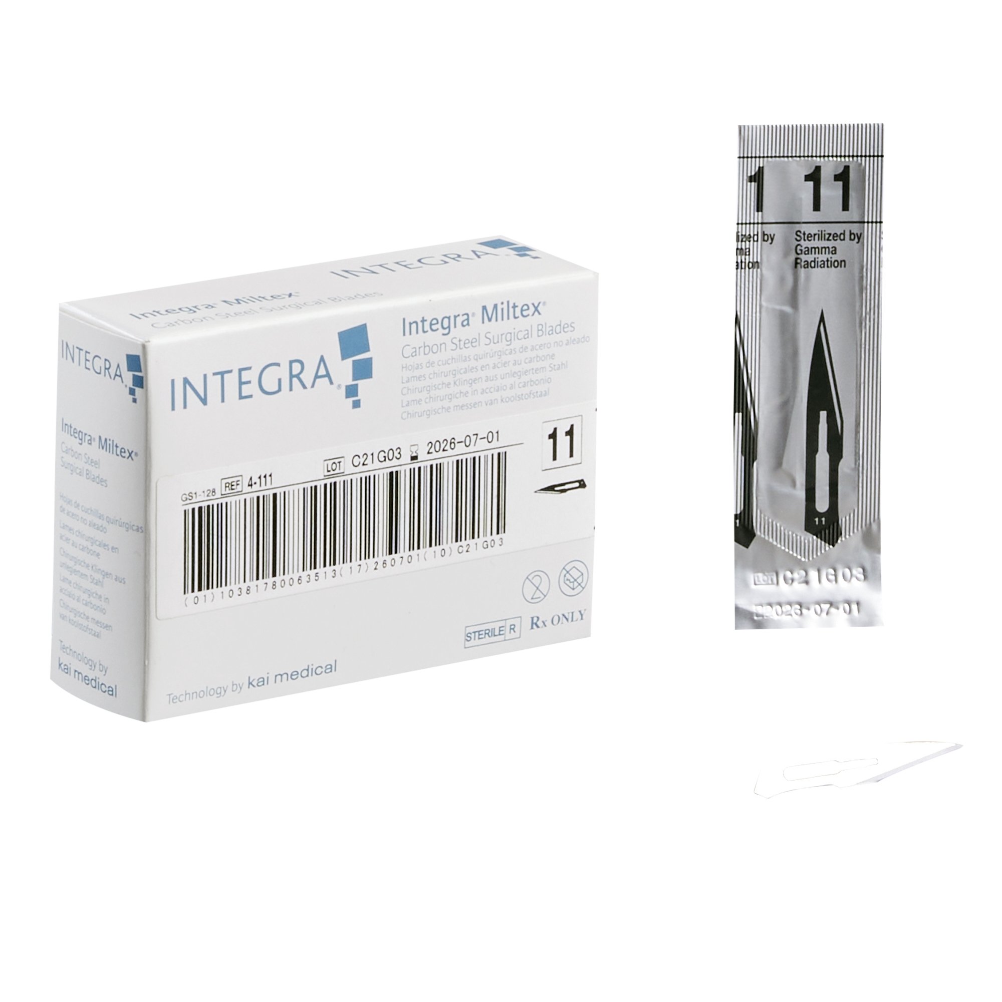 Integra Lifesciences - 4-111 Miltex® Carbon Steel Surgical Blade