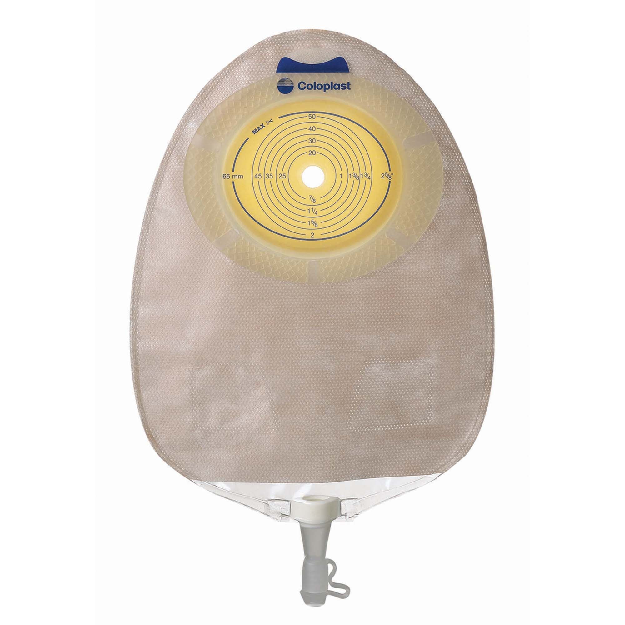 Coloplast - 21005 Urostomy Pouch SenSura® Extended Wear One-Piece System 10-3/8 Inch Length, Maxi Trim to Fit Transparent 3/8 to 3 Inch Stoma Drainable