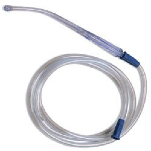 Cardinal - 41014 Suction Tube Handle with Tubing Curity™ Curved Type Open Tip Yankauer Style Non-Vented Sterile