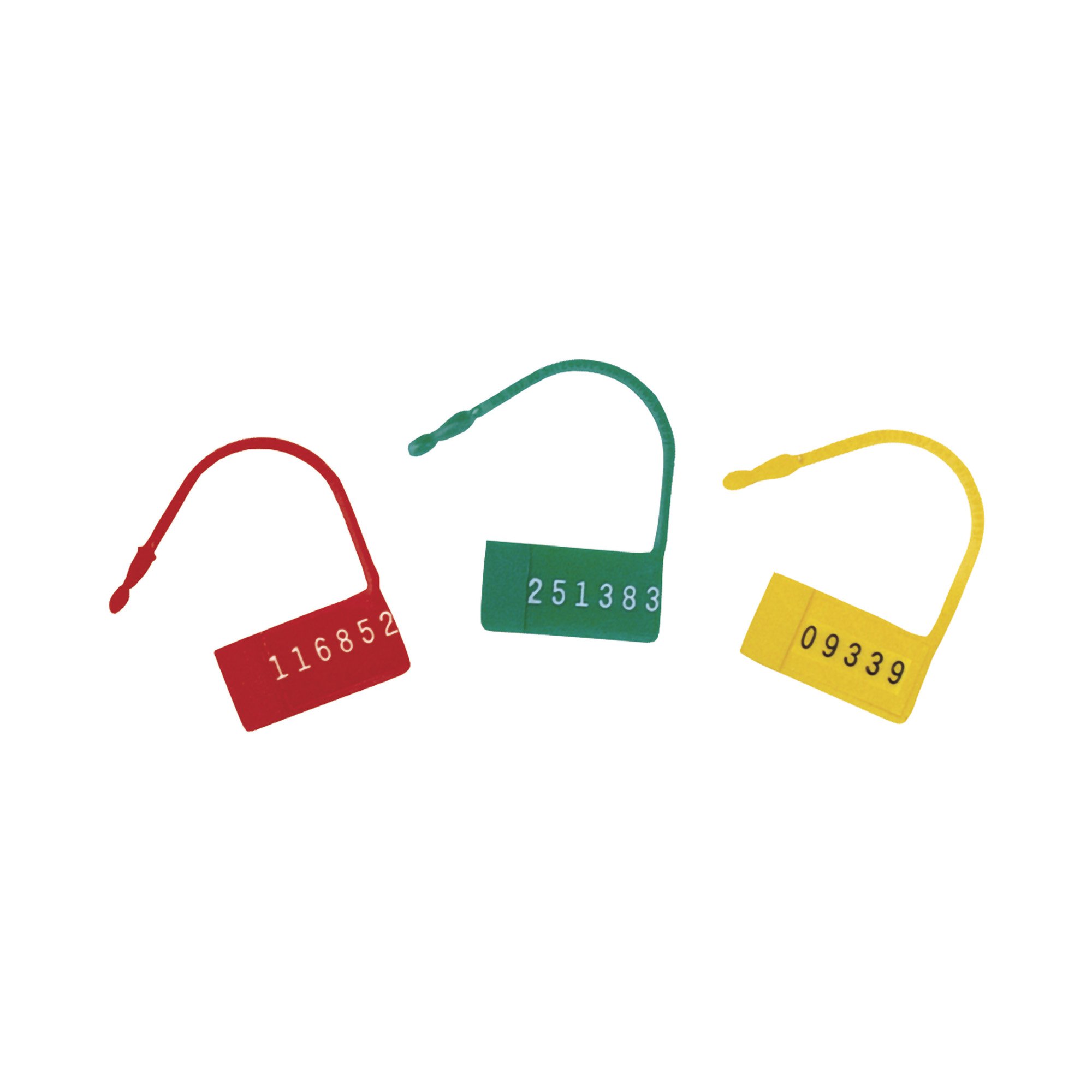 Omnimed 484107-R - Omnimed® Safety Control Seal, Red - 100/Pack