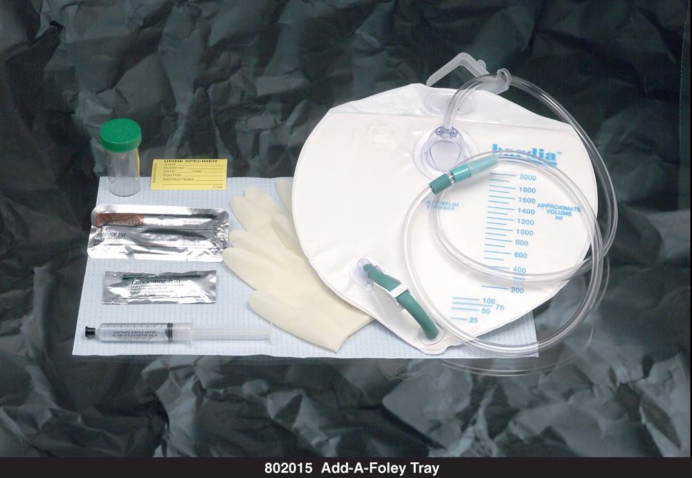 Bard - 802015 Catheter Insertion Tray Bard® Add-A-Foley Foley Without Catheter Without Balloon Without Catheter