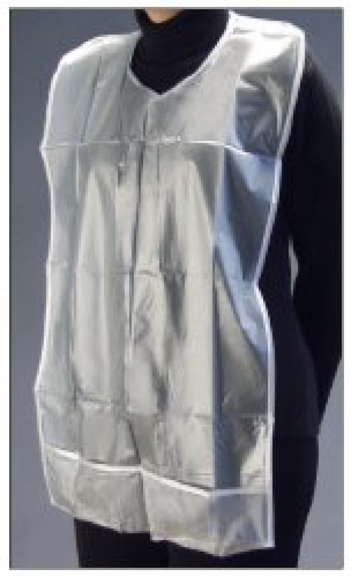 Graham-Field 3856 - Poly-Tex Vinyl Tie Closure Reusable Bib - 1/Each