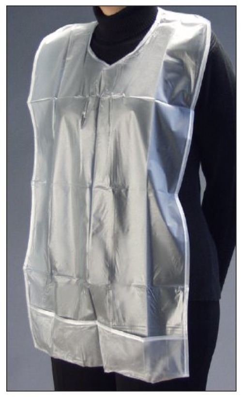 Graham-Field 3856 - Poly-Tex Vinyl Tie Closure Reusable Bib - 1/Each