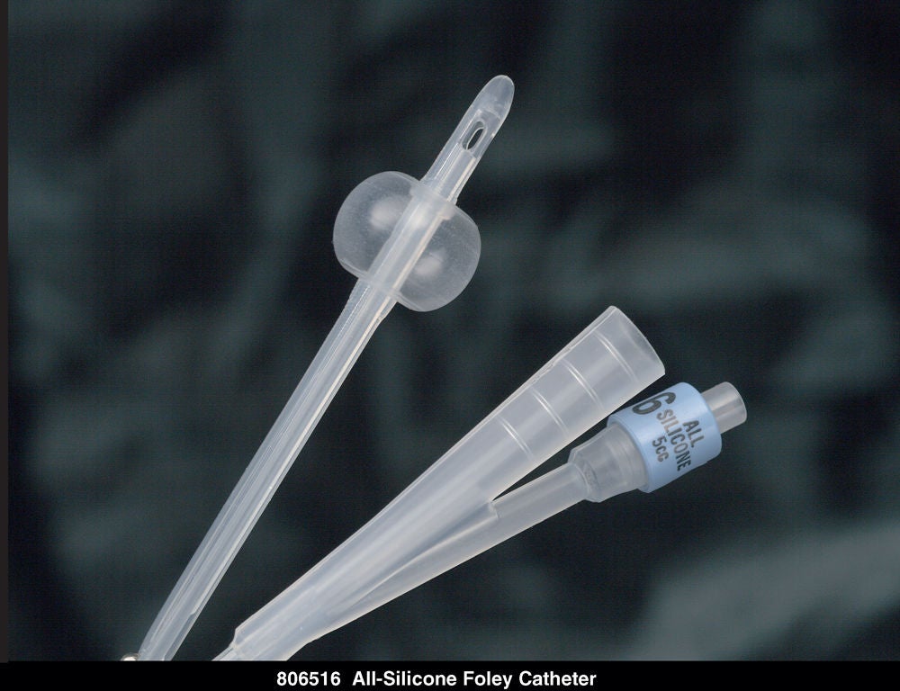 Bard - 806316 Foley Catheter Bardia® 2-Way Standard Tip 30 cc Balloon 16 Fr. Silicone