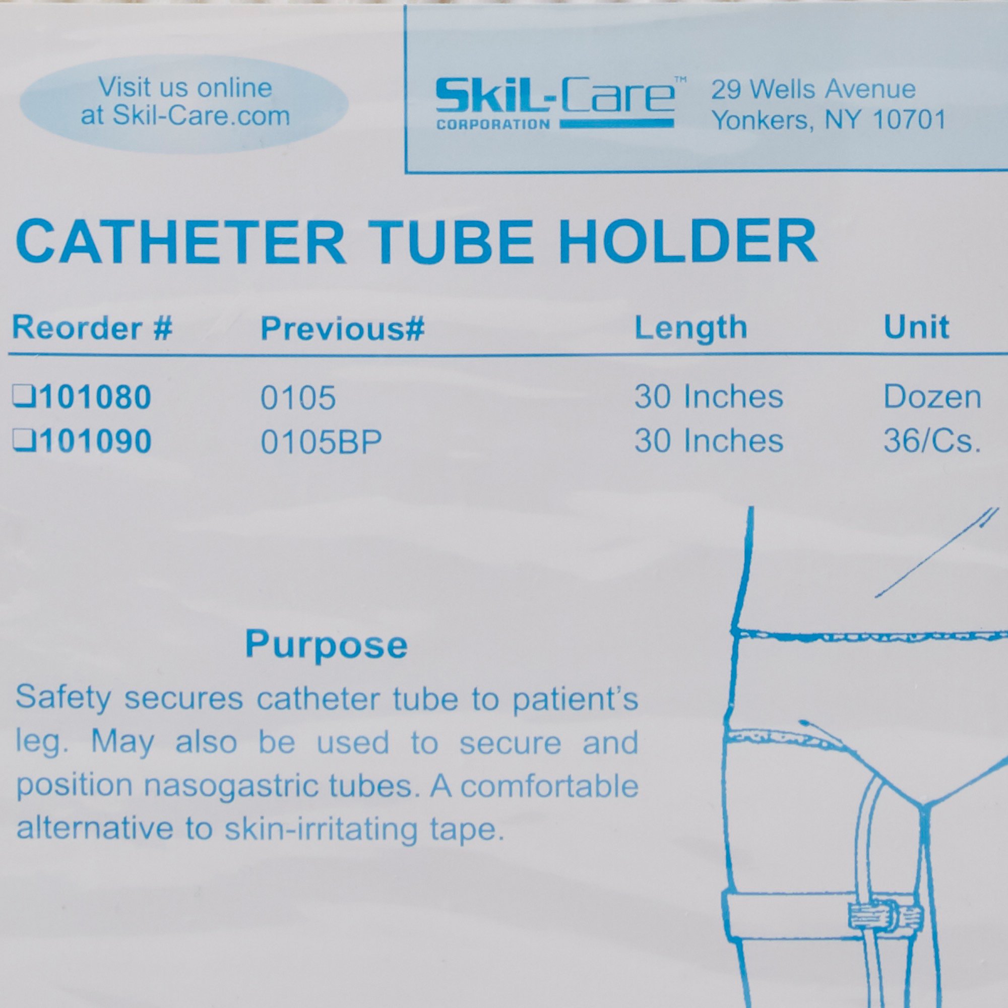 Skil-Care - 101080 SkiL-Care Catheter Leg Straps