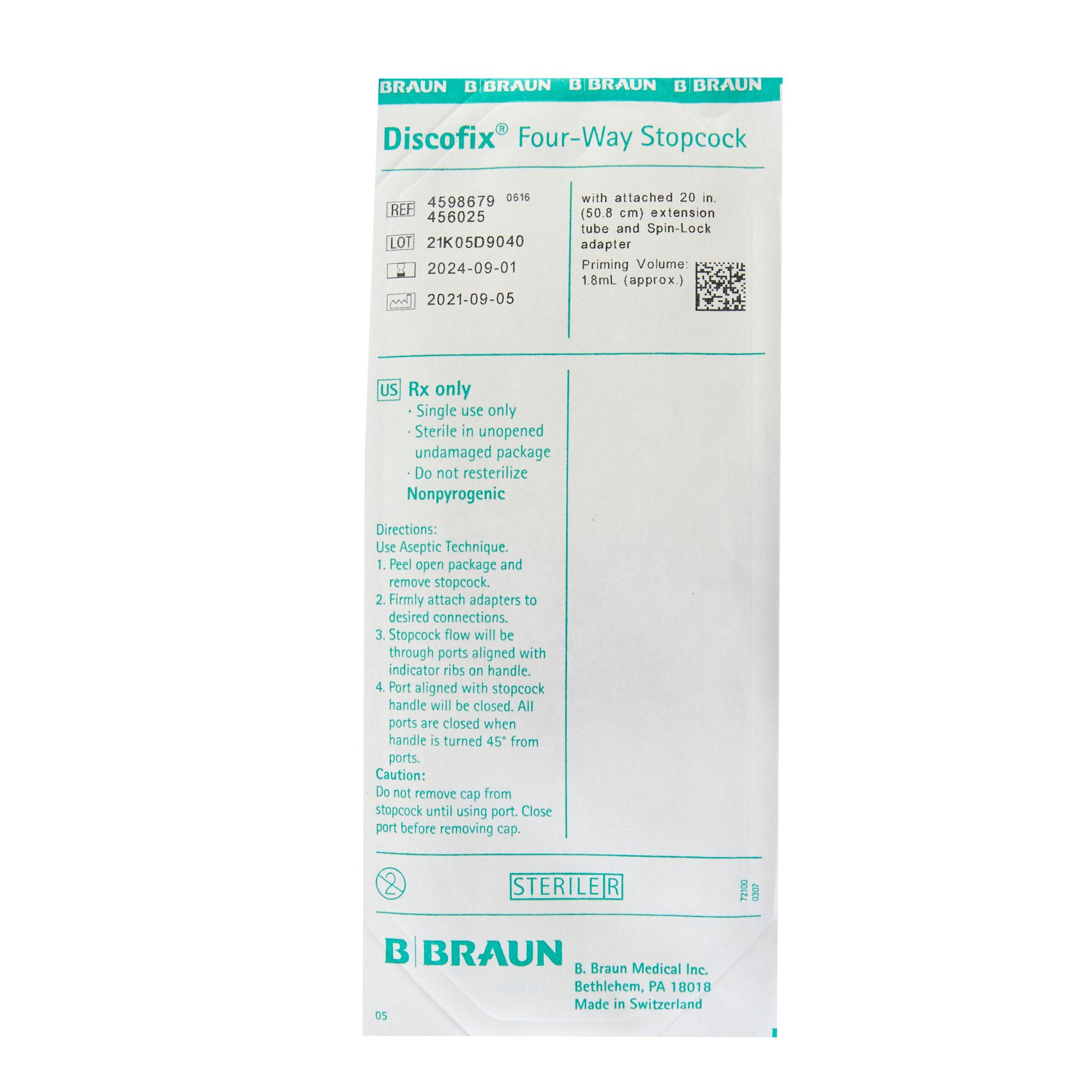 B. Braun - 456025 B. Braun Extension Set
