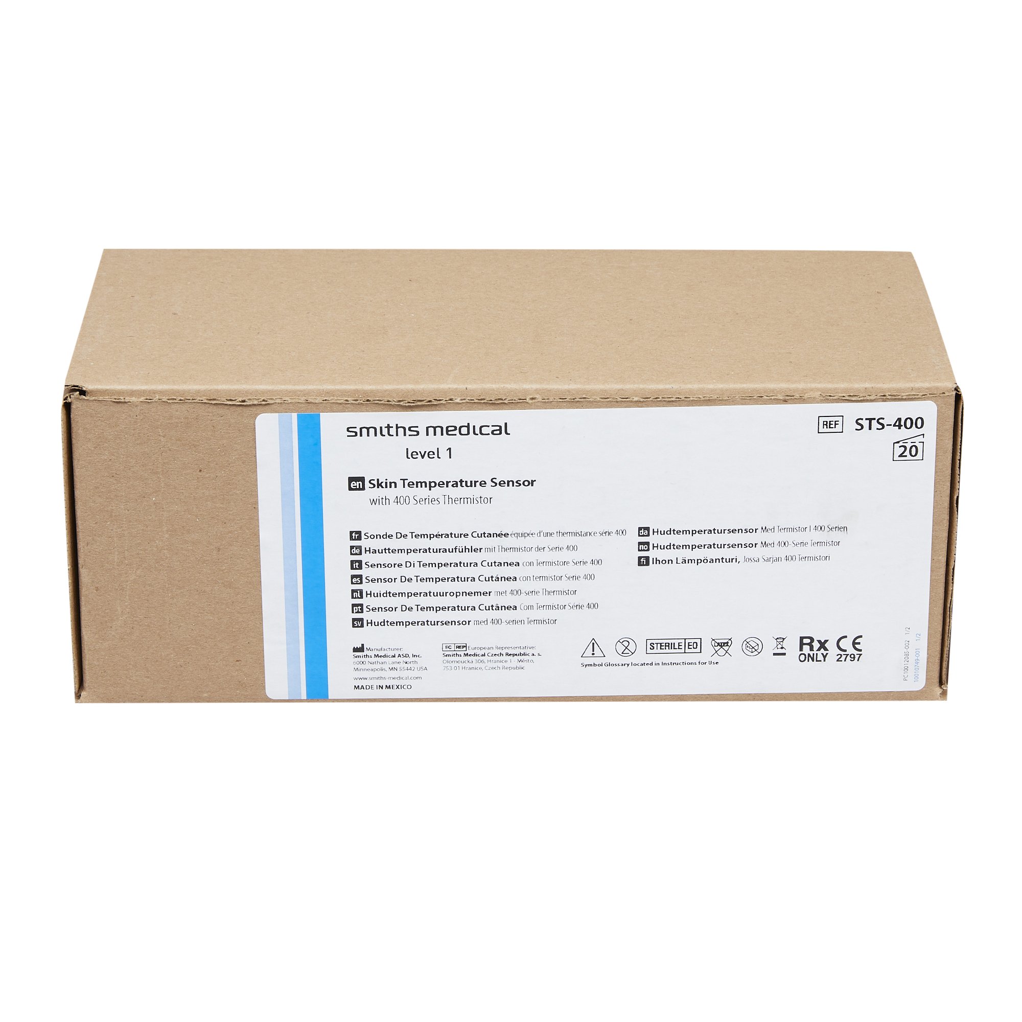 ICU Medical FKA Smiths Medical STS-400 - Series 400 Sensor, Skin Temperature - 1/Each, 20/Box