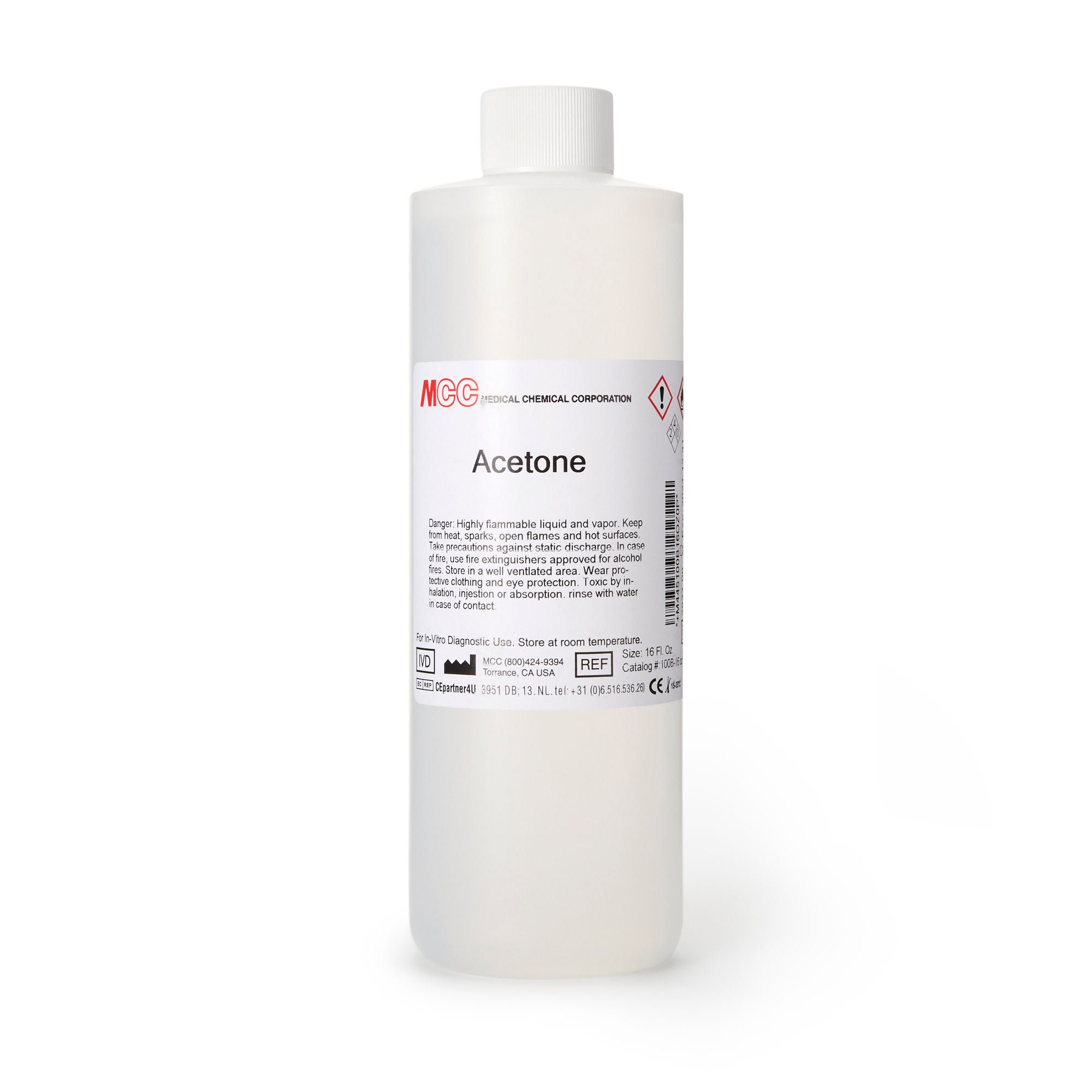 Medical Chemical - 100B-16OZ Medical Chemical Acetone Chemistry Reagent