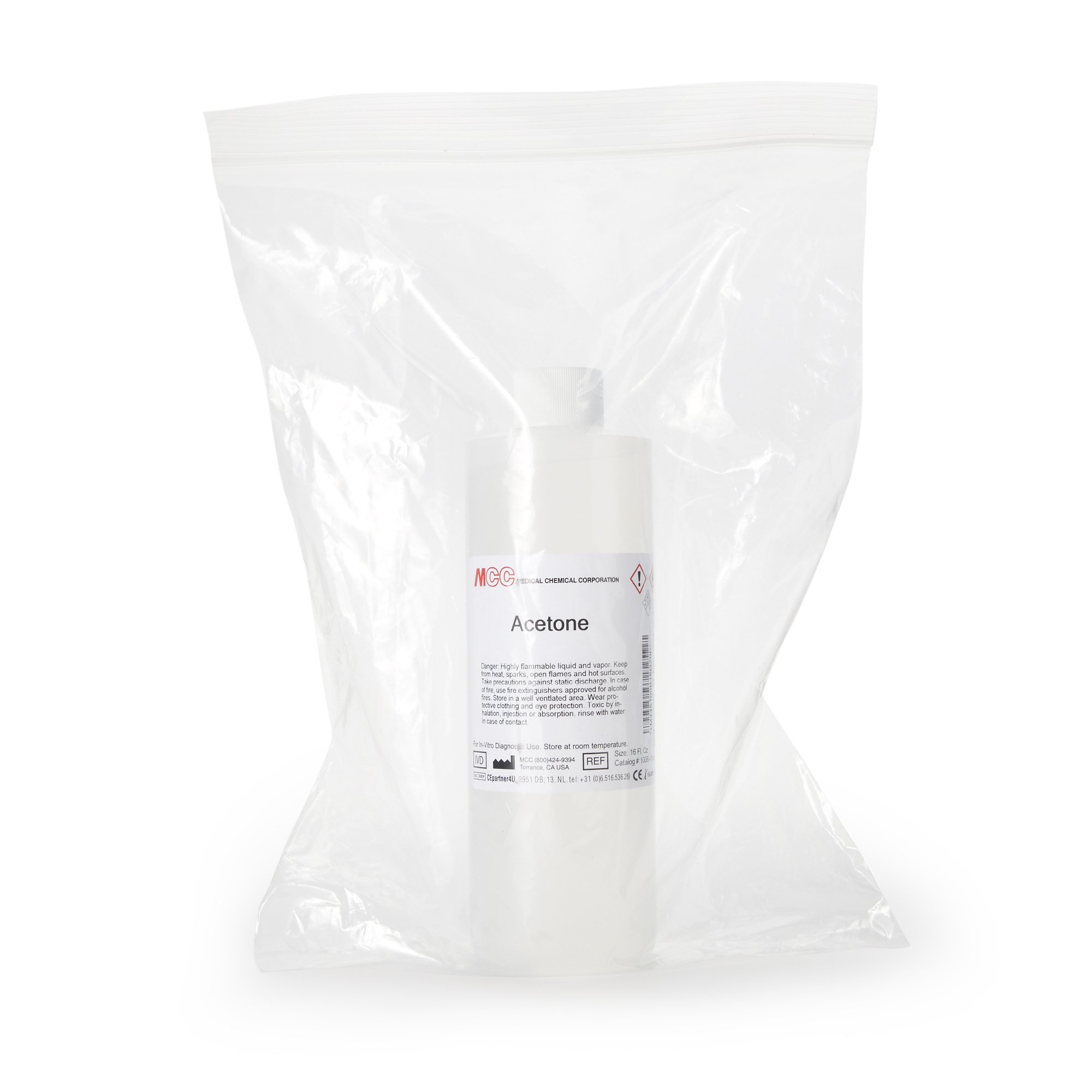 Medical Chemical 100B-16OZ - Medical Chemical Acetone Chemistry Reagent, 16-ounce Bottle - 1/Each