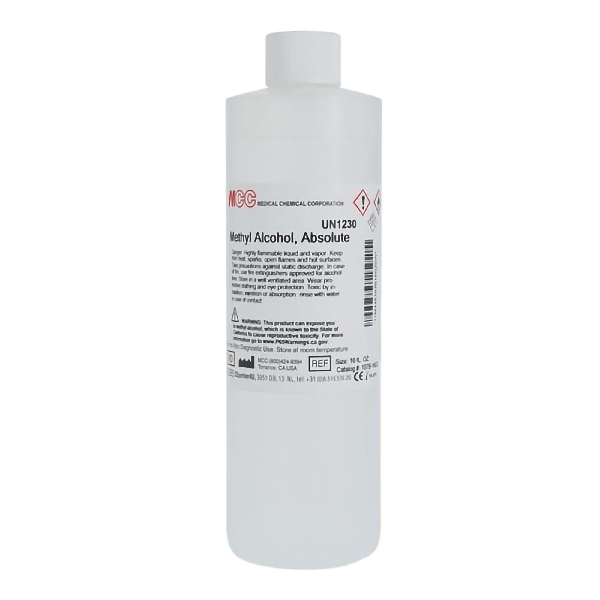 Medical Chemical - 107B-16OZ Histology Reagent Methanol 100% w/v 16 oz.