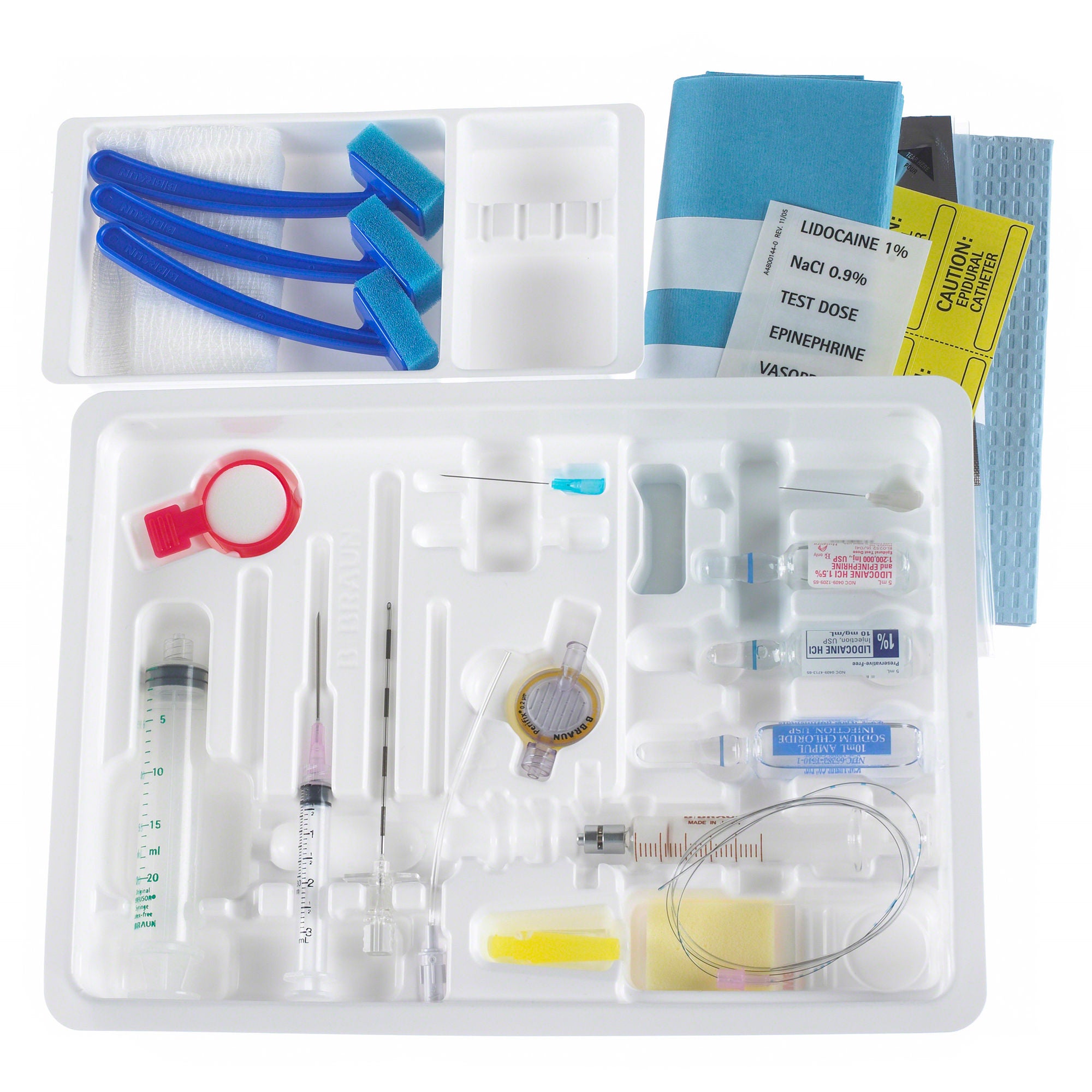 B. Braun - 332221 Epidural Tray Perifix® Continuous Hustead / Winged 17 Gauge 3-1/2 Inch