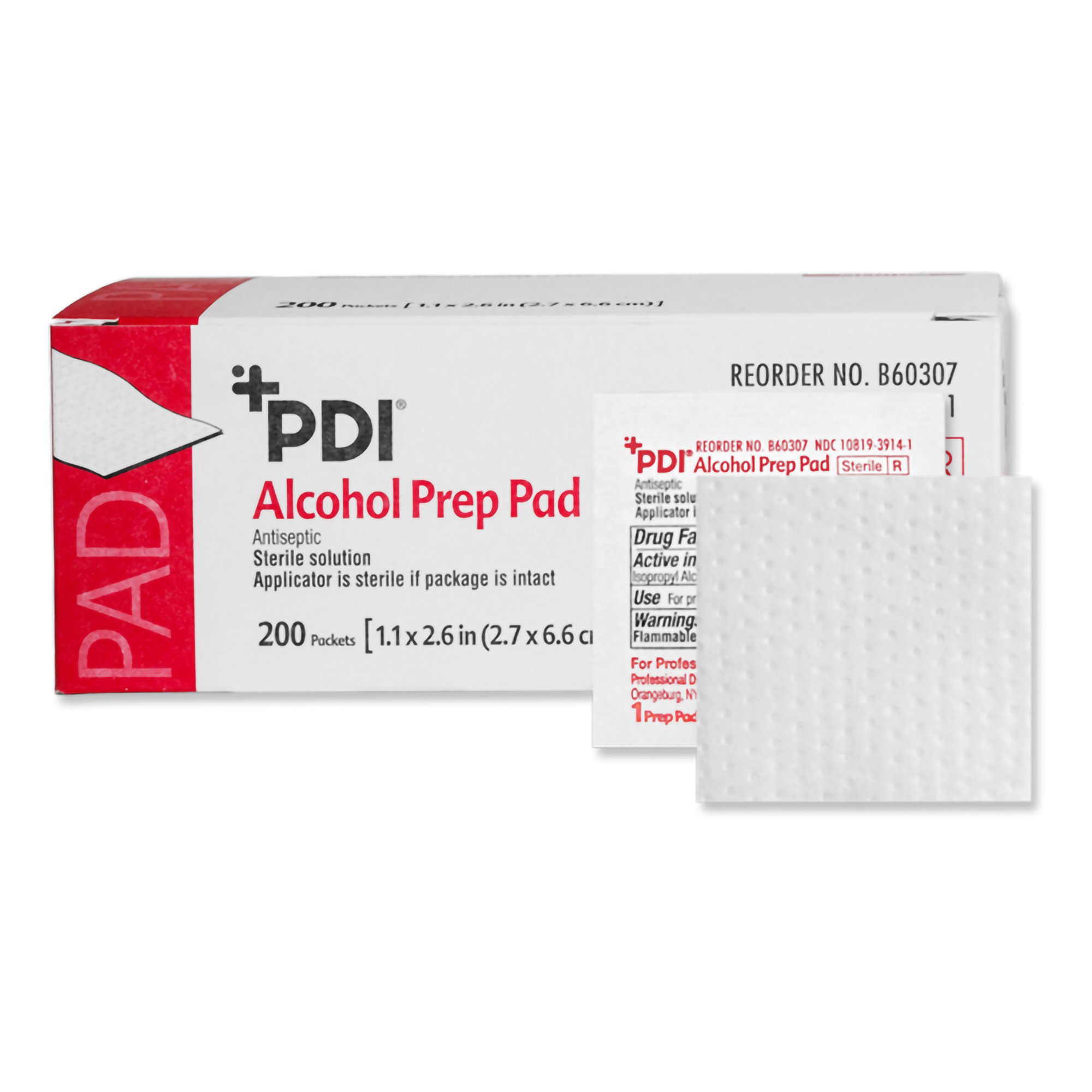 Professional Disposables - B60307 PDI® Alcohol Prep Pad