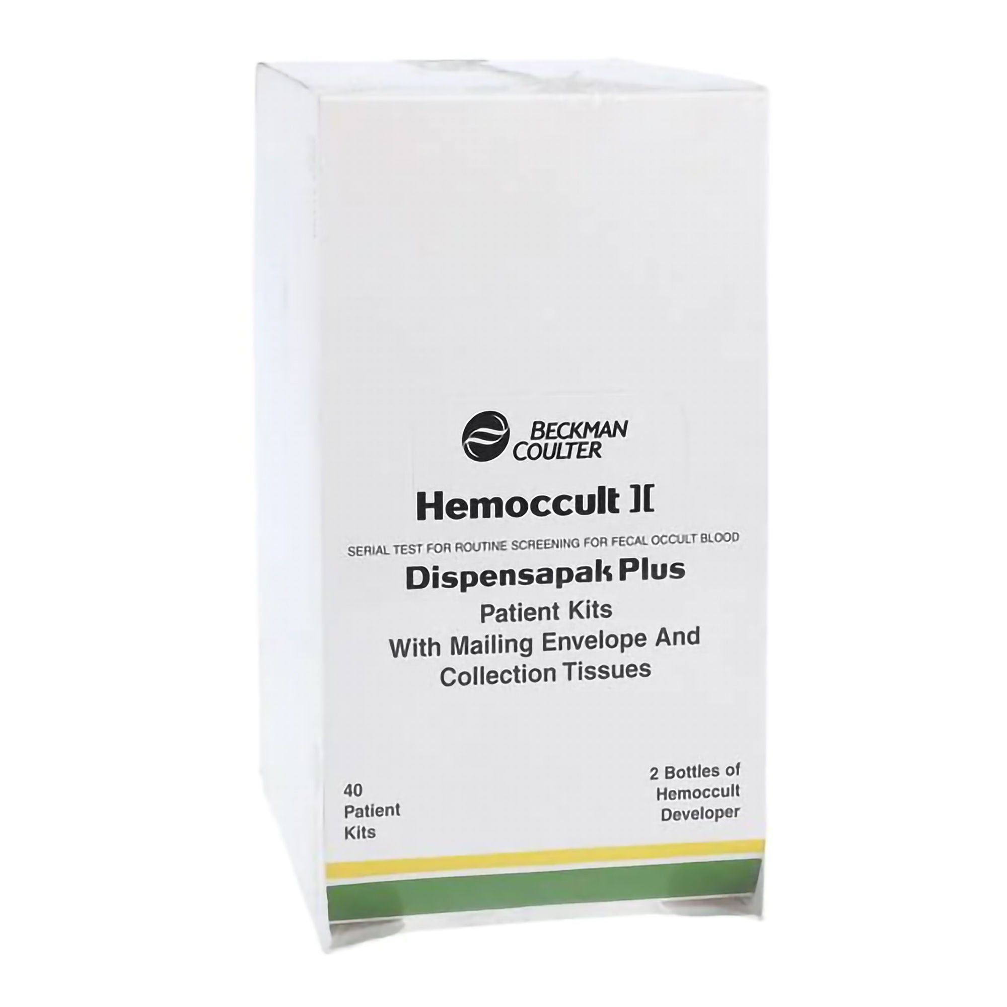 Hemocue - 61130A Cancer Screening Test Kit Hemoccult II® Dispensapak™ Plus Fecal Occult Blood Test (FOBT) 40 Tests CLIA Waived