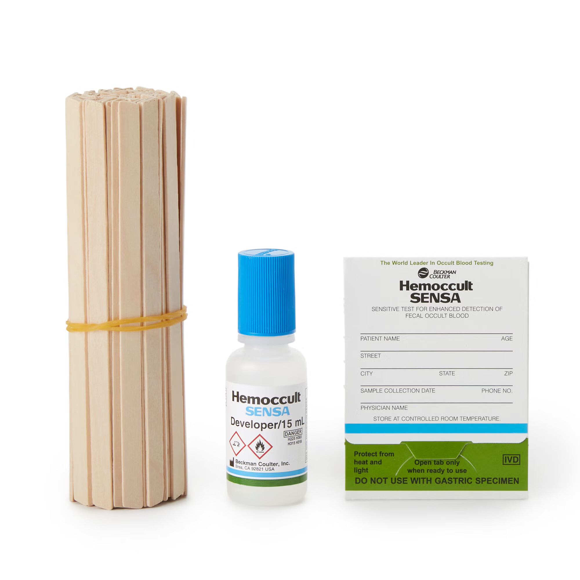 Hemocue - 64151A Cancer Screening Test Kit Hemoccult® Sensa® Single Slides Fecal Occult Blood Test (FOBT) 100 Tests CLIA Waived