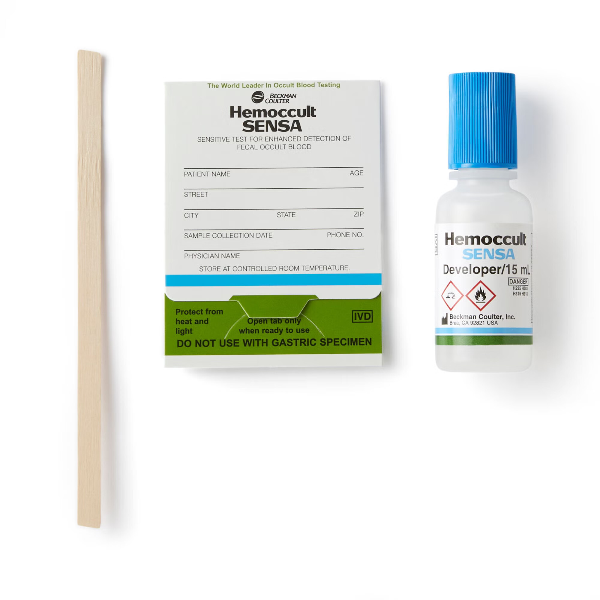 Hemocue - 64151A Cancer Screening Test Kit Hemoccult® Sensa® Single Slides Fecal Occult Blood Test (FOBT) 100 Tests CLIA Waived