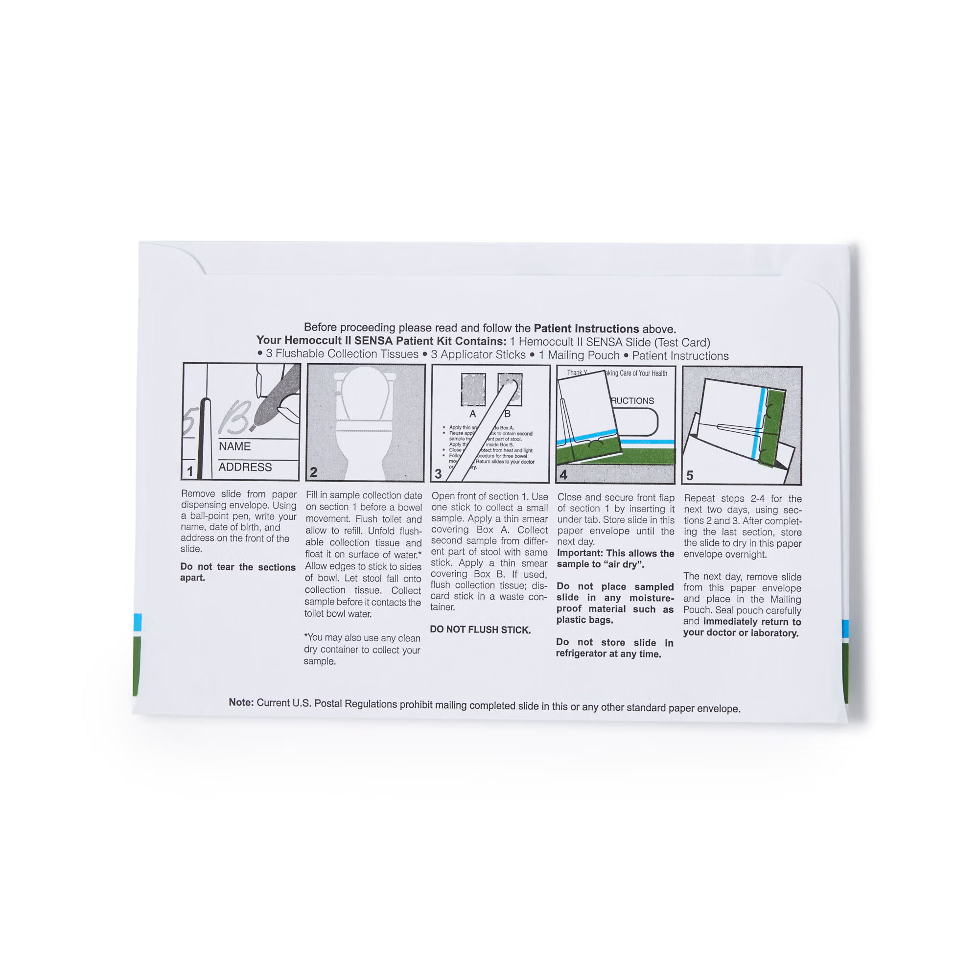 Hemocue - 64130A Cancer Screening Test Kit Hemoccult® Sensa® Dispensapak™ Plus Fecal Occult Blood Test (FOBT) 40 Tests CLIA Waived