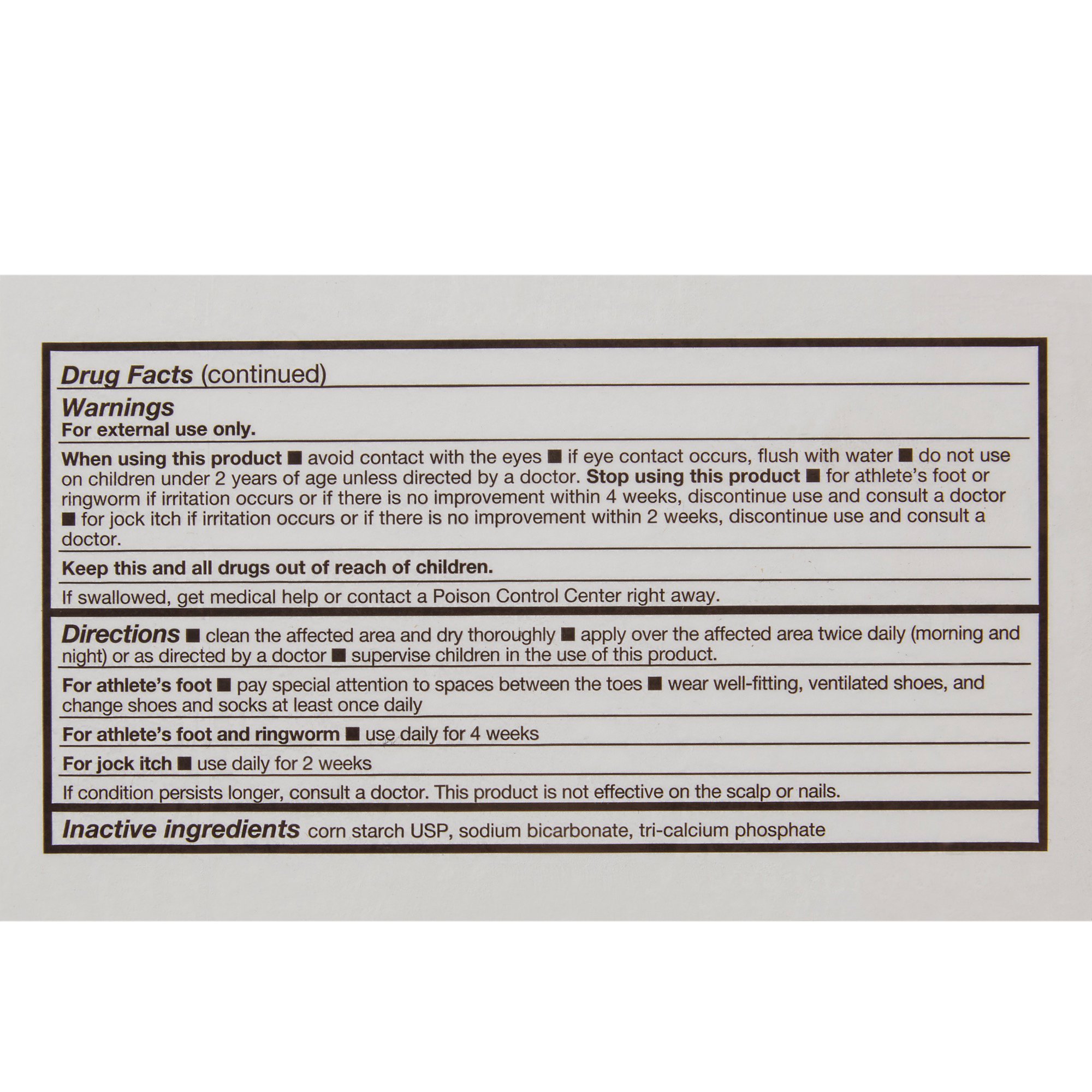 Medline COI1337 - Micro-Guard® Antifungal Powder with 2% Miconazole Nitrate, 3-ounce shaker bottle - 1/Each, 12/Case