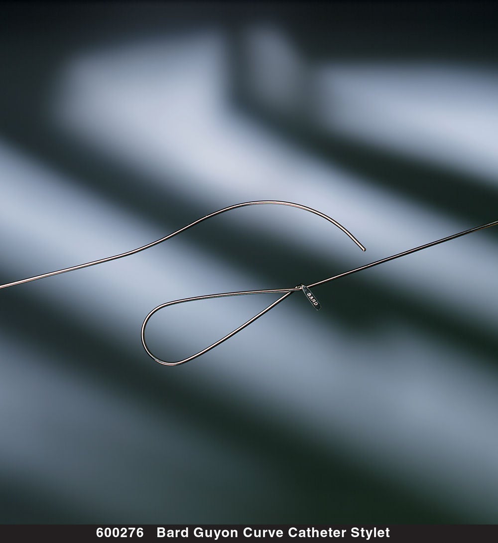 Bard - 600276 Catheter Stylet Bard® 6 Fr., Guyon, Curve