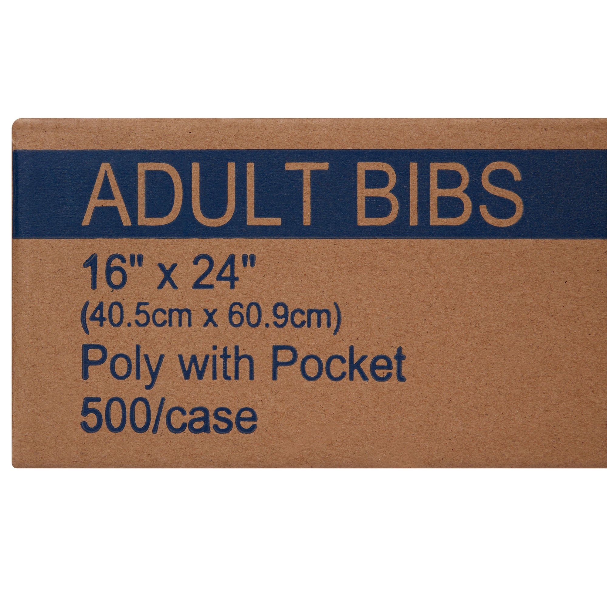McKesson Brand - 18-962 Bib McKesson Tie Closure Disposable Poly White