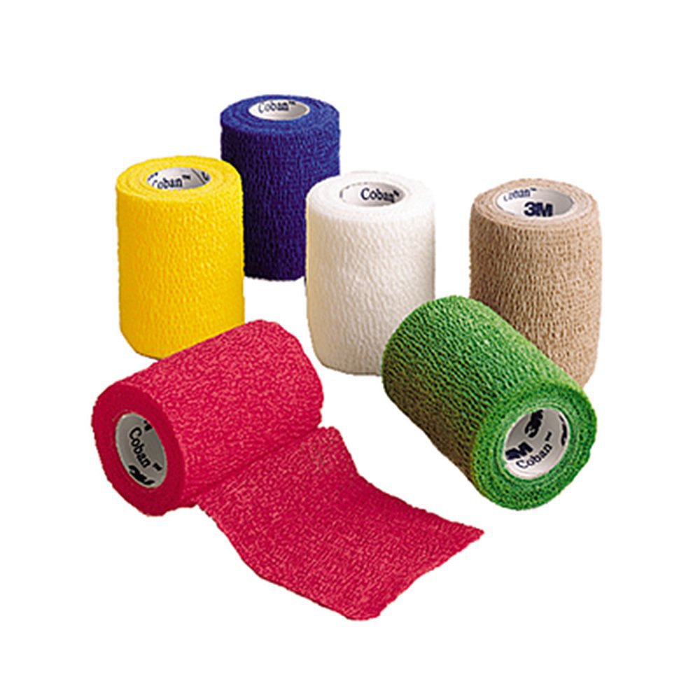 Solventum Corporation 1583R - 3M™ Coban™ Self-adherent Closure Cohesive Bandage, 3 Inch x 5 Yard - 1/Each, 24/Box, 24/Case