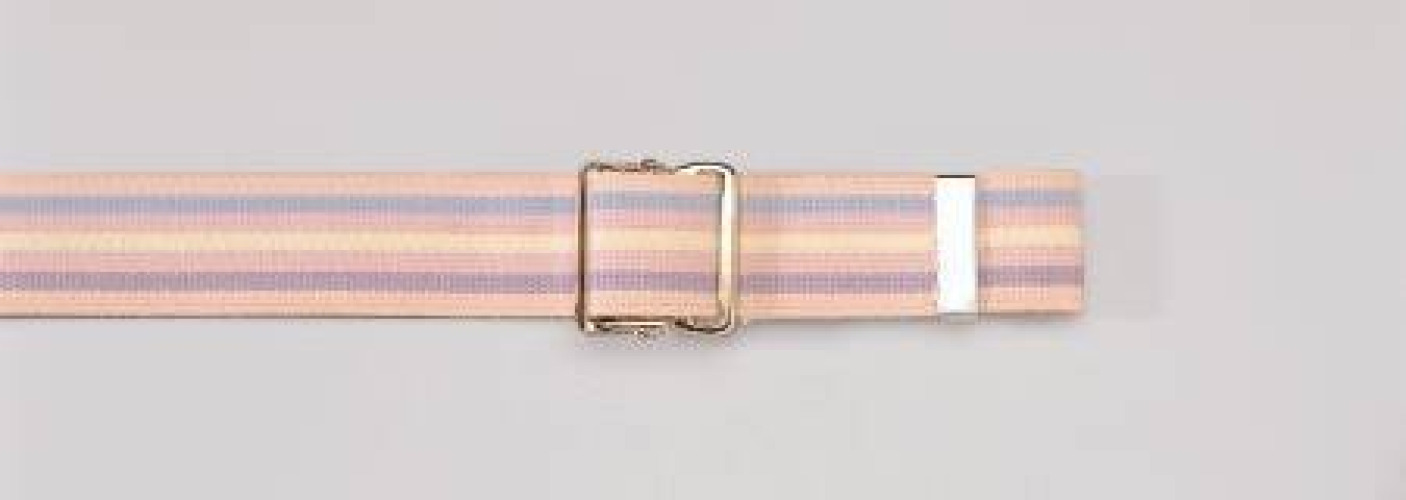 Tidi Products 6531L - Posey® Pastel Gait Belt with Nickel Buckle, 70-Inch Length - 1/Each